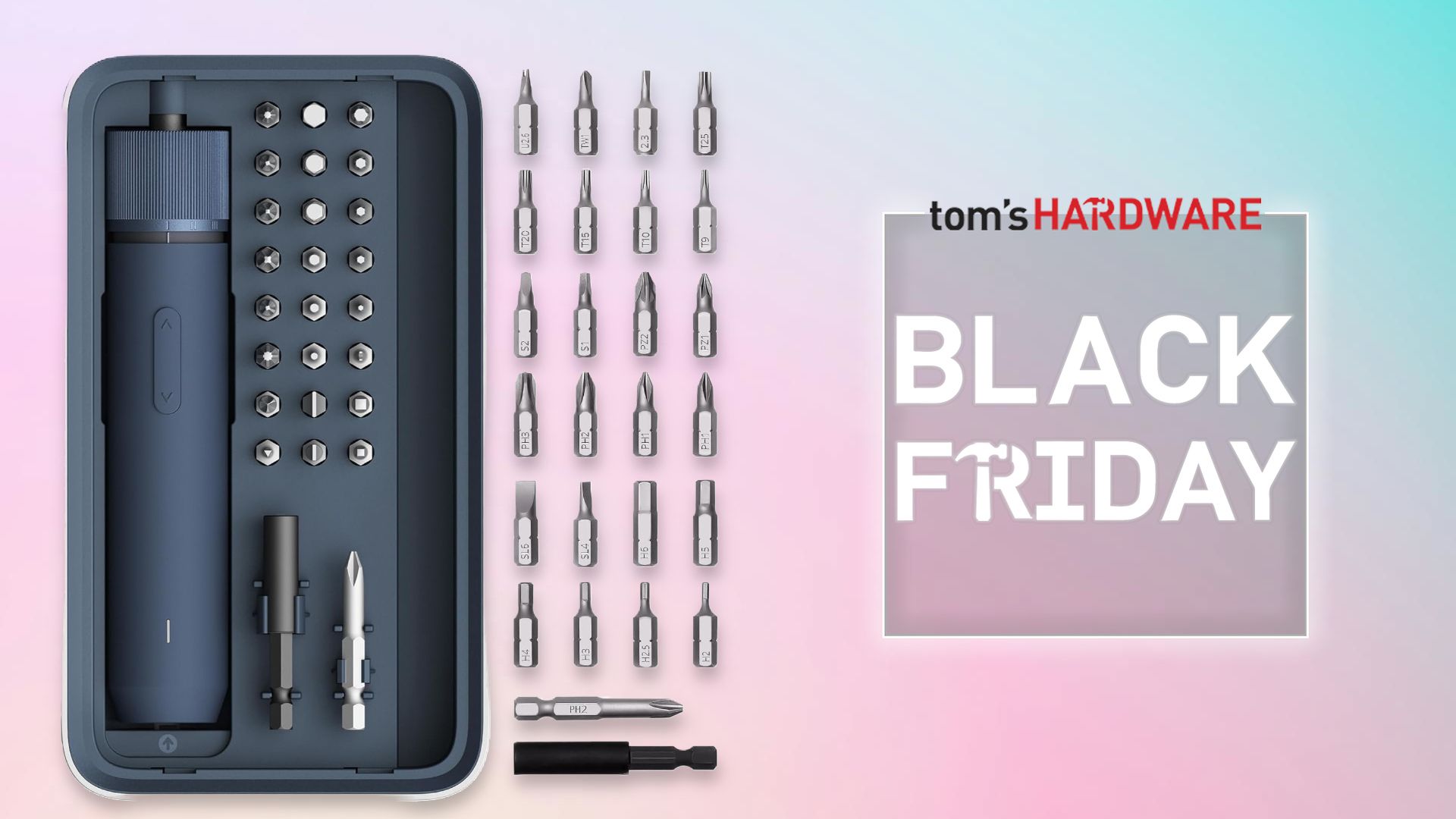 Hoto's epic electric screwdriver set with 12 bits drops to less than $30 for Black Friday — this almost half-price kit is perfect for PC building and DIY projec
