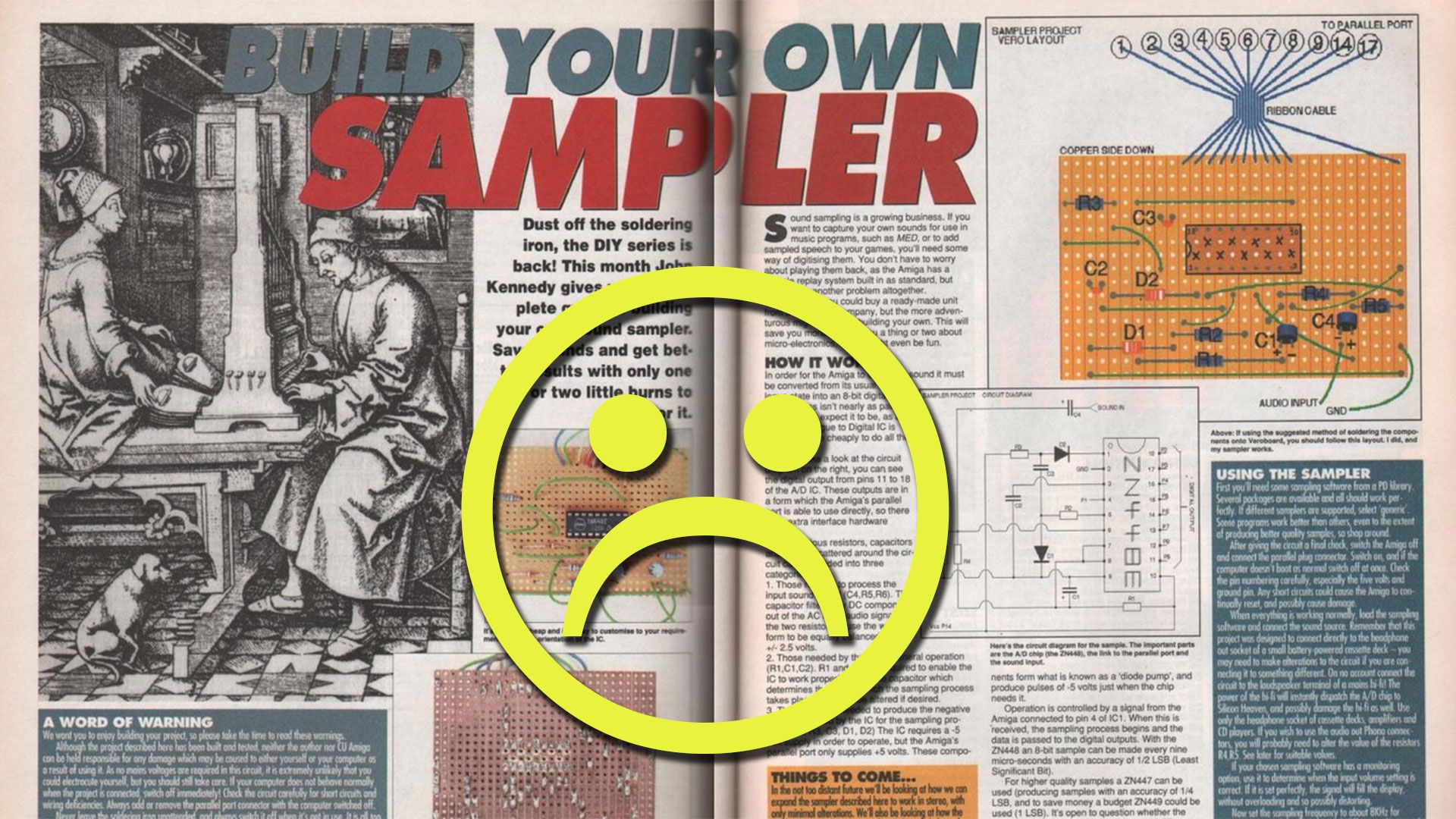 DIY Amiga sound sampler circuit mystery solved 32 years later — Magazine instructions had key component spec typos DIY Amiga sound sampler circuit mystery solved 32 years later — Magazine instructions had key component spec typos