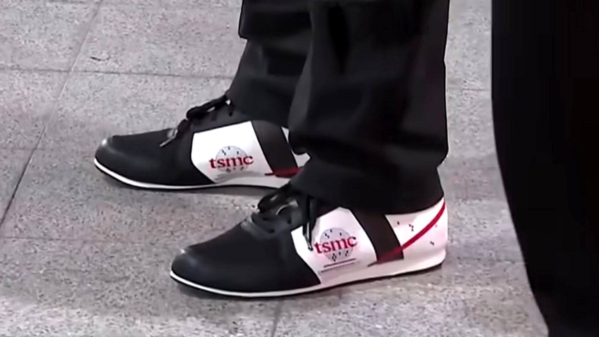 Nvidia's Jensen Huang upstaged at TSMC annual Sports Day by TSMC-branded sneakers — CEO's 'Made In Taiwan' footwear is the talk of the town