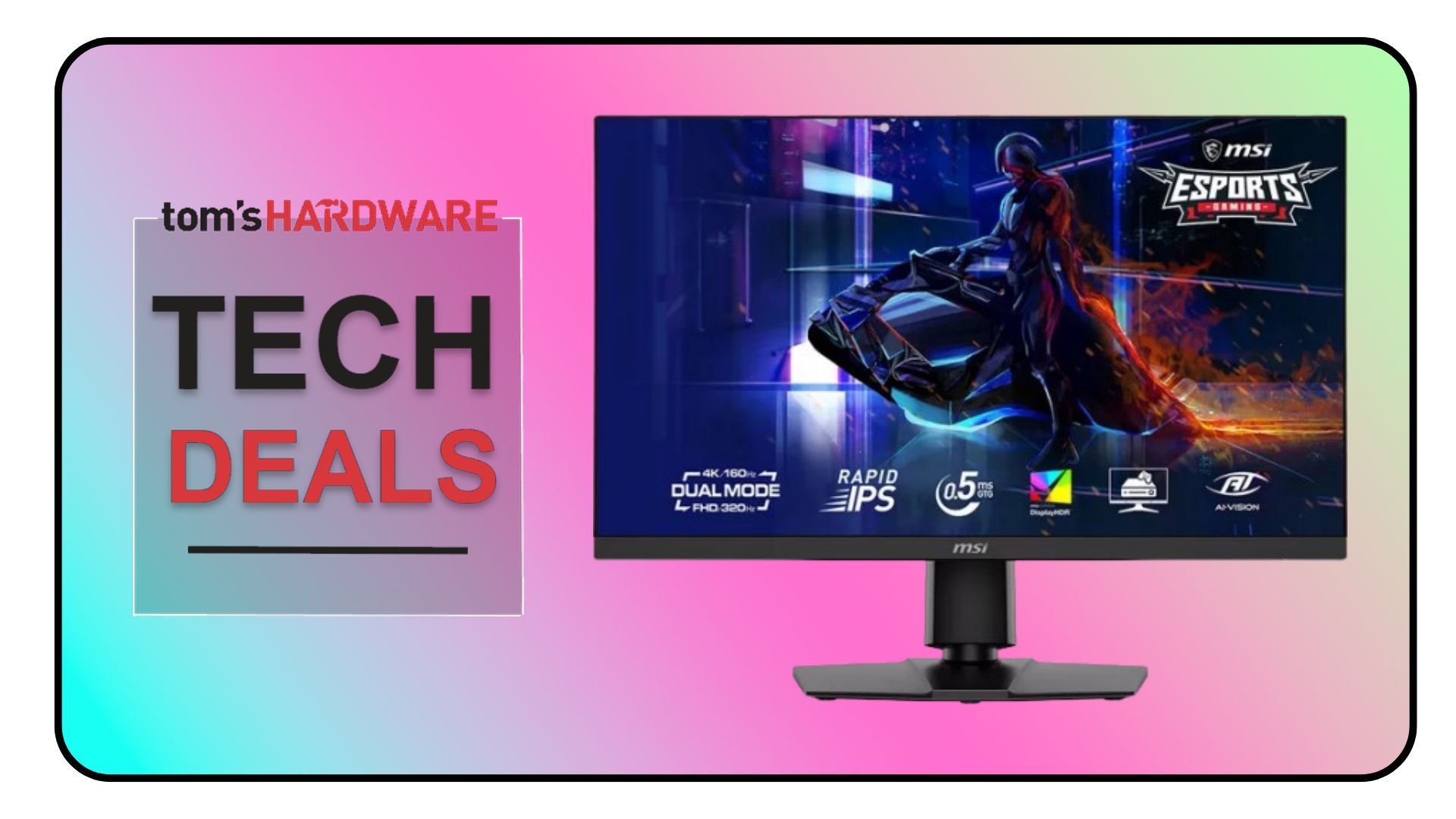 This £249 MSI gaming monitor unlocks 4K on a budget — save £100 on this dual-mode display with up to 320Hz refresh rate