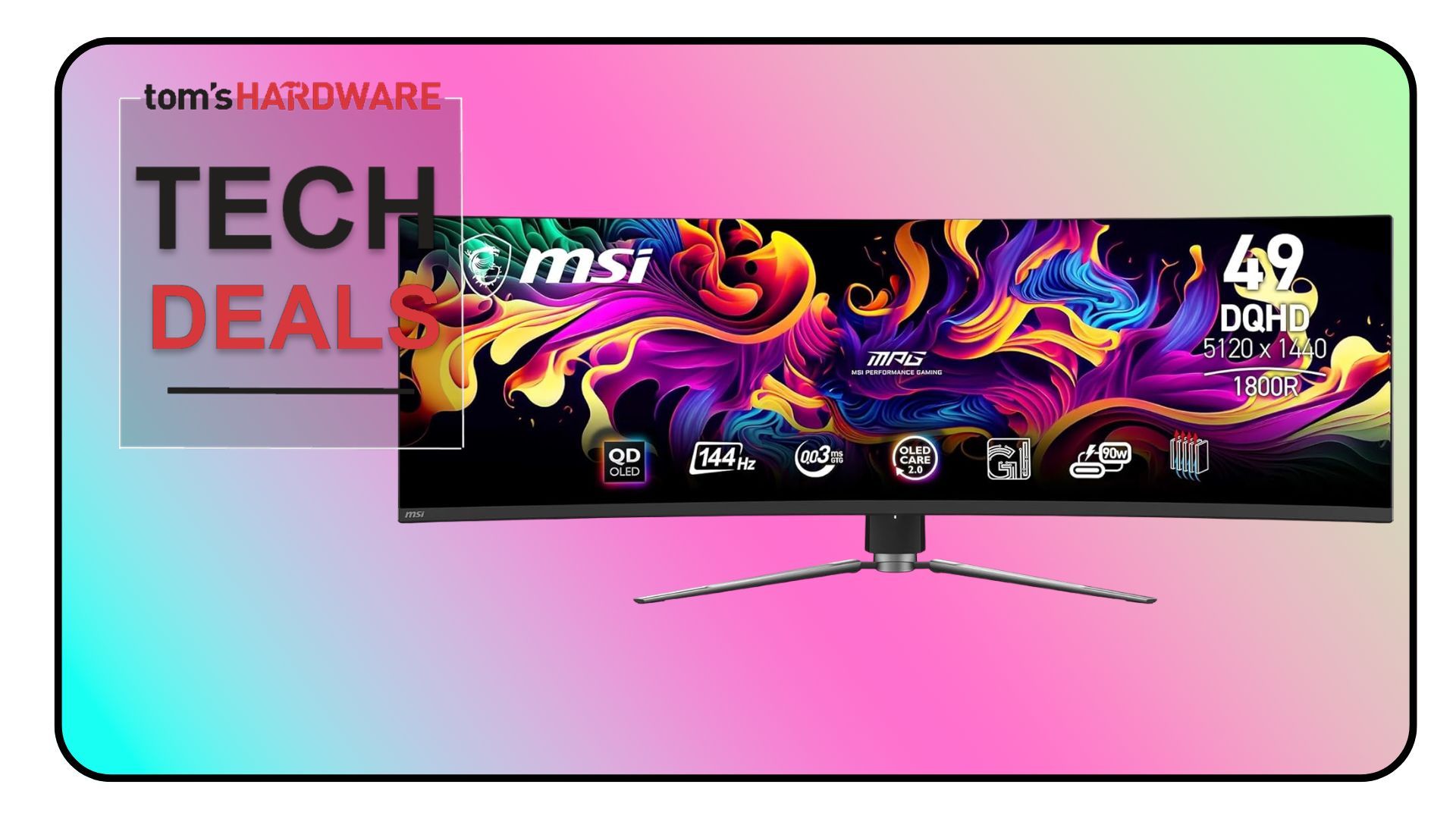 Grab a 49-inch OLED ultrawide monitor at Amazon UK for less than £700 — MSI MPG 491CQP drops to lowest-ever price
