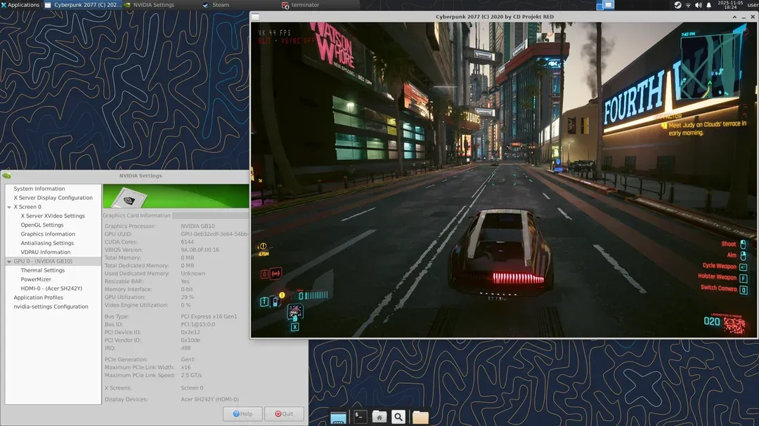 As expected, Nvidia's $3,999 mini AI supercomputer is terrible for gaming — DGX Spark struggles to hit 50 FPS at 1080p on medium settings in Cyberpunk 2077