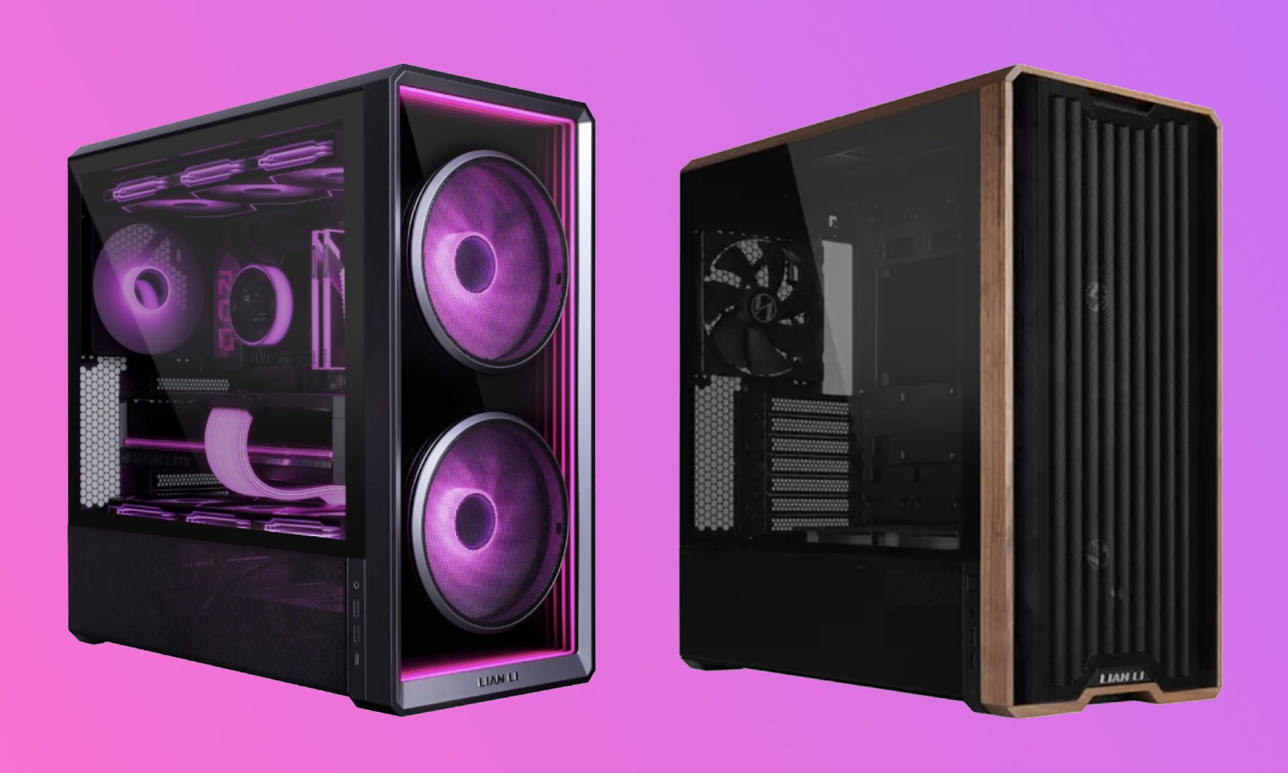 Hands-on with Lian Li's Lancool 217 INF: RGB and infinity mirror are a drastically different take on the wood-clad original 217