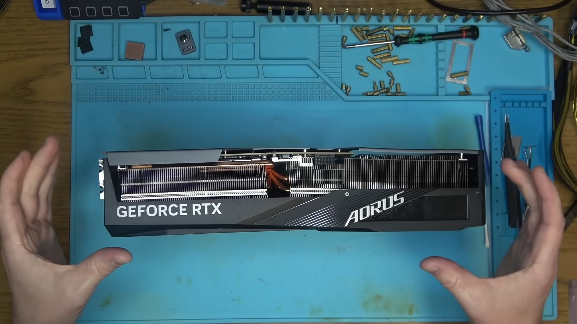 GPU surgeon attempts to rescue fatally-bent RTX 4090 that came in for a melted power connector fix — autopsy reveals shorted MOSFET that killed the GPU core
