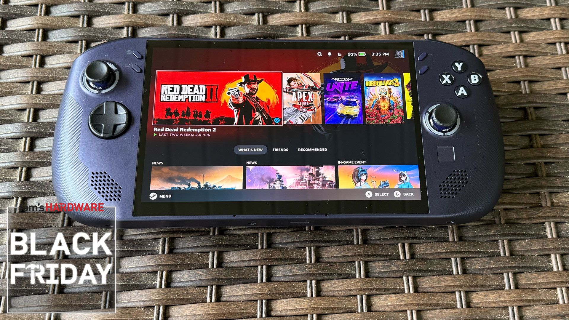 Steam Deck and Lenovo Legion Go S see sales for Black Friday — SteamOS handhelds get holiday price cuts