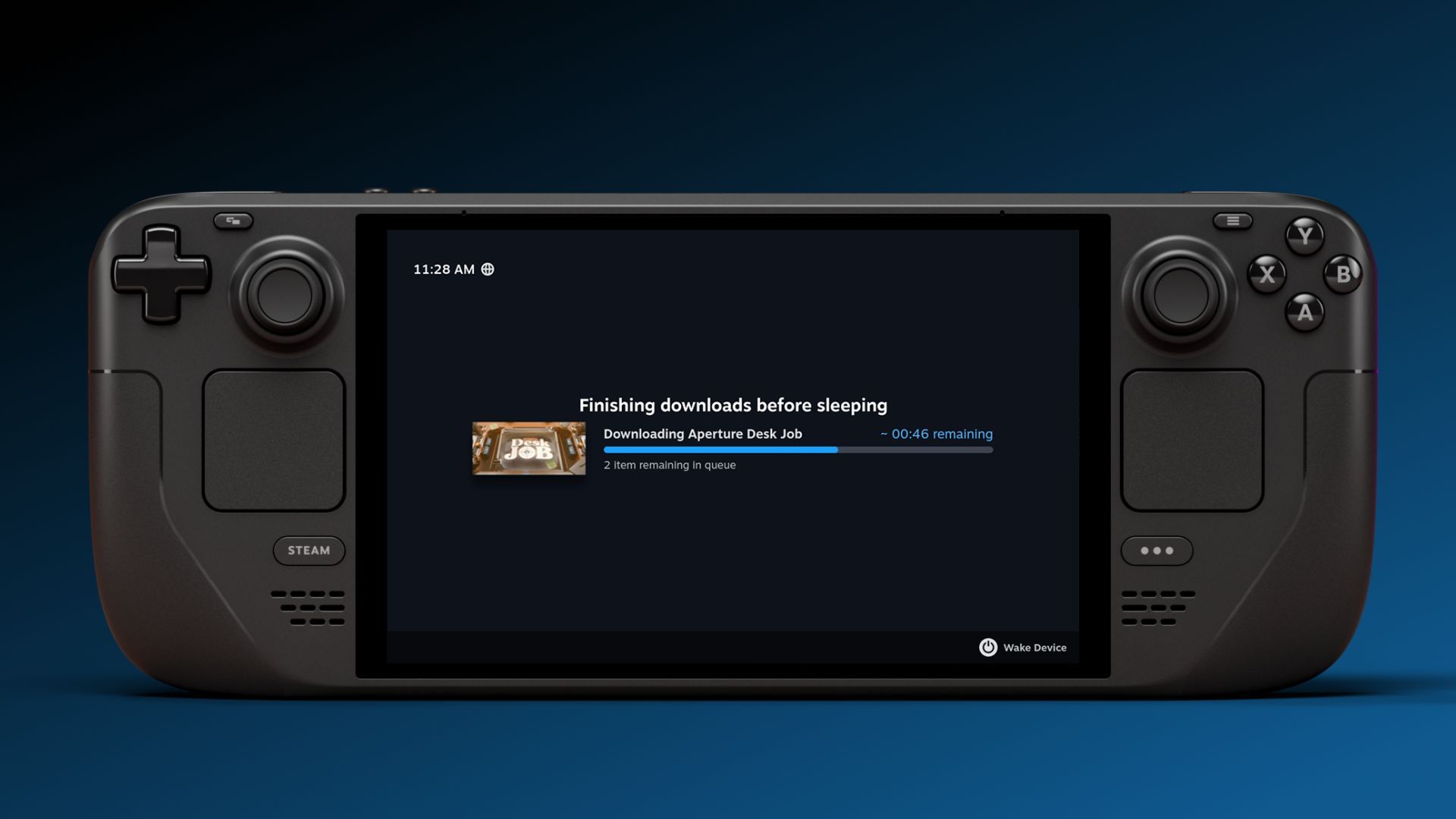 Steam Deck introduces screen-off downloads, helps preserve OLED screen life — users can now download large titles with the handheld in low-power mode and have a