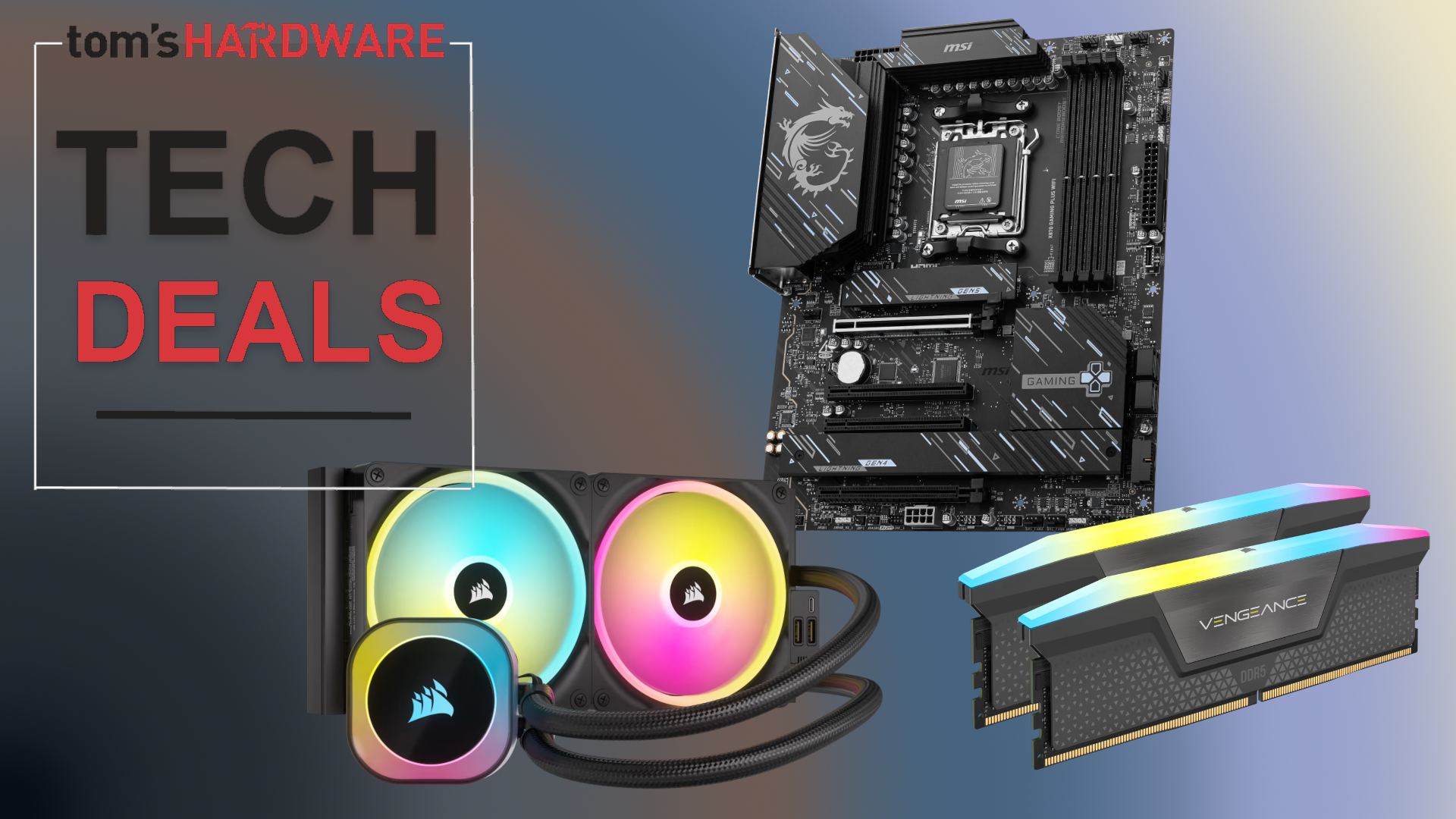 Get a free X870 motherboard and Corsair H115i RGB cooler with a 32GB kit of RAM — avoid high DDR5 prices with $380 worth of free gear