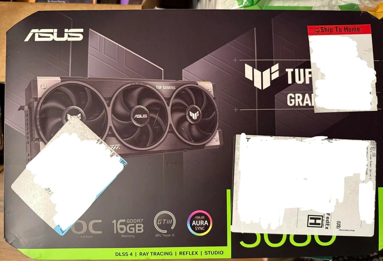 Customer buys RTX 5080 from Best Buy, but got rocks instead — $1,200 GPU arrived in tampered box with broken seal Customer buys RTX 5080 from Best Buy, but got rocks instead — $1,200 GPU arrived in tampered box with broken seal