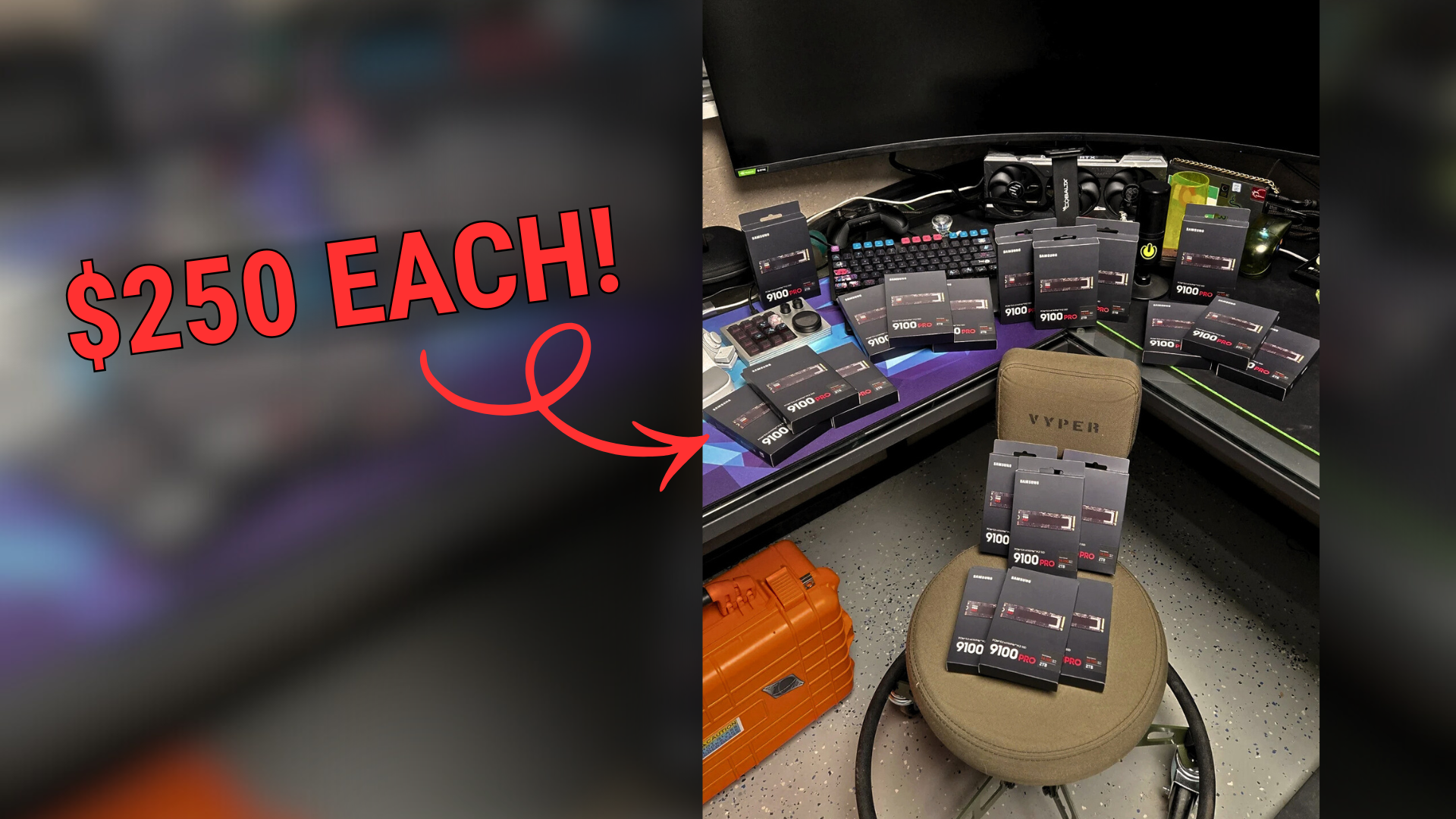 Customer orders two Samsung 9100 Pro SSDs, receives 20 SSDs worth over $5,100 instead — lucky score of two boxes packed with ultra-fast 2 TB PCIe 5.0 drives