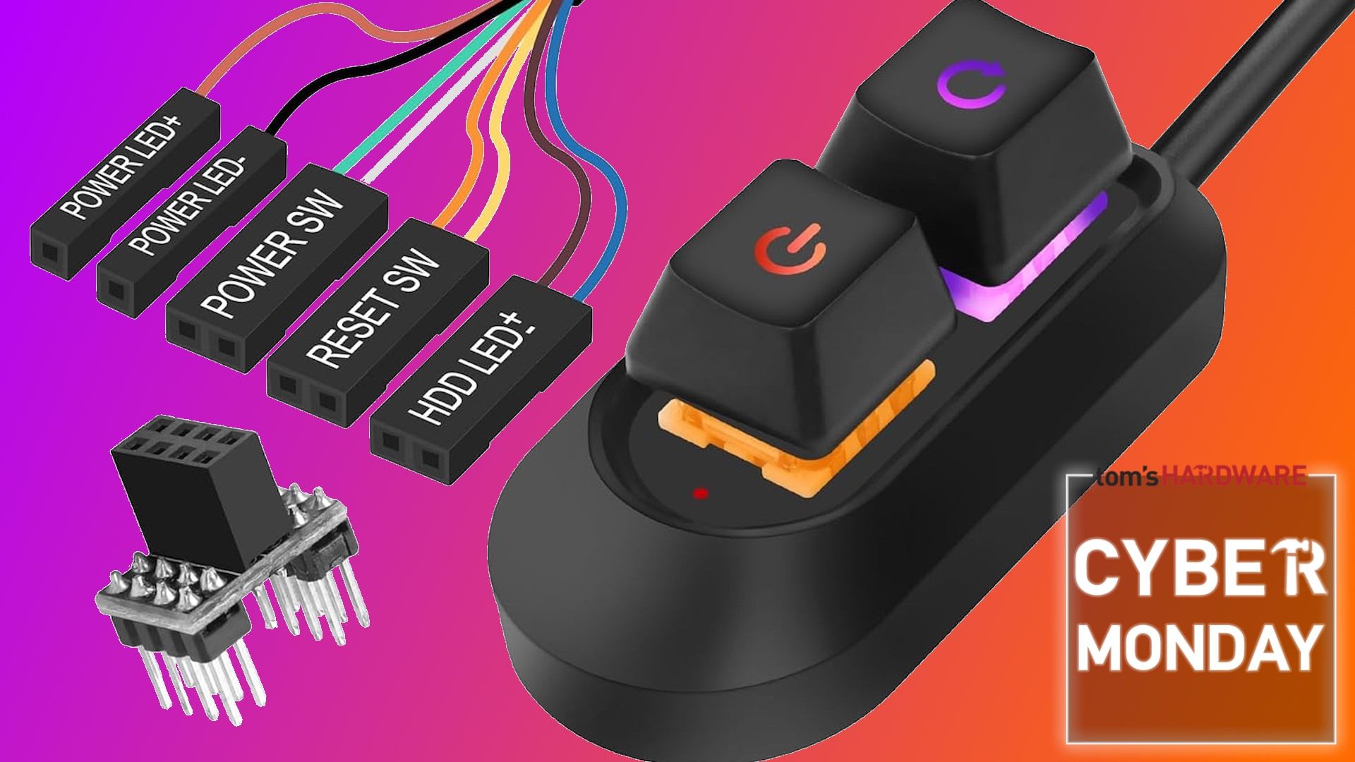 Awesome $13 power button gadget lets you start your PC from your desk — make your life easier by not having to bend down to reach the power button, super-durabl