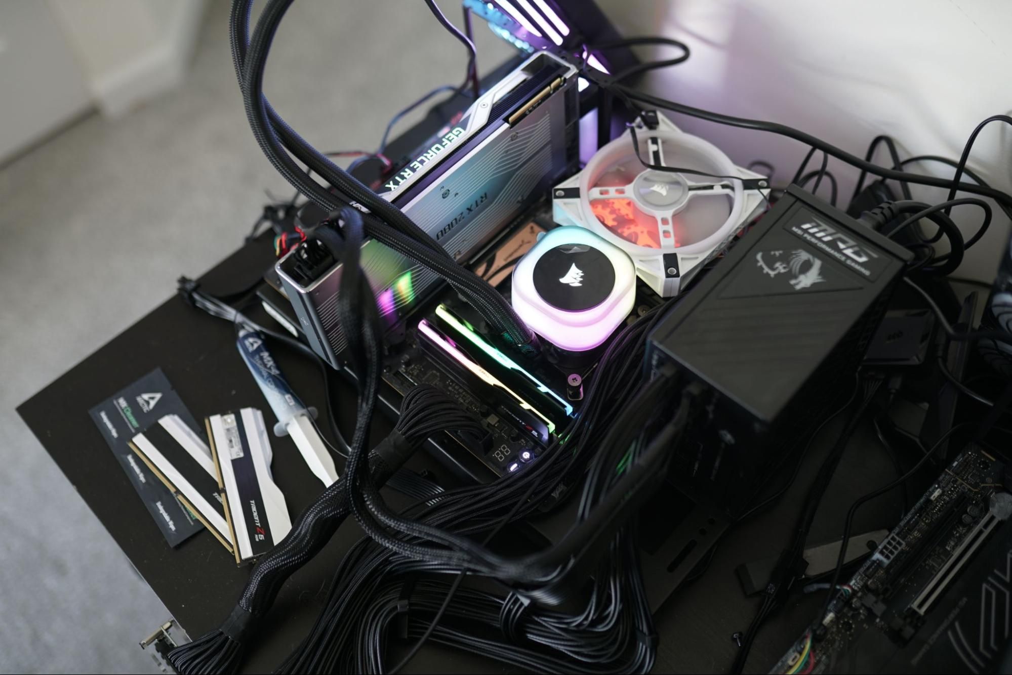 Here are the tools I use as Tom’s Hardware resident CPU reviewer — a cheap aluminum open bench, thermal paste wipes, platform-labeled external power buttons, an Here are the tools I use as Tom’s Hardware resident CPU reviewer — a cheap aluminum open bench, thermal paste wipes, platform-labeled external power buttons, an