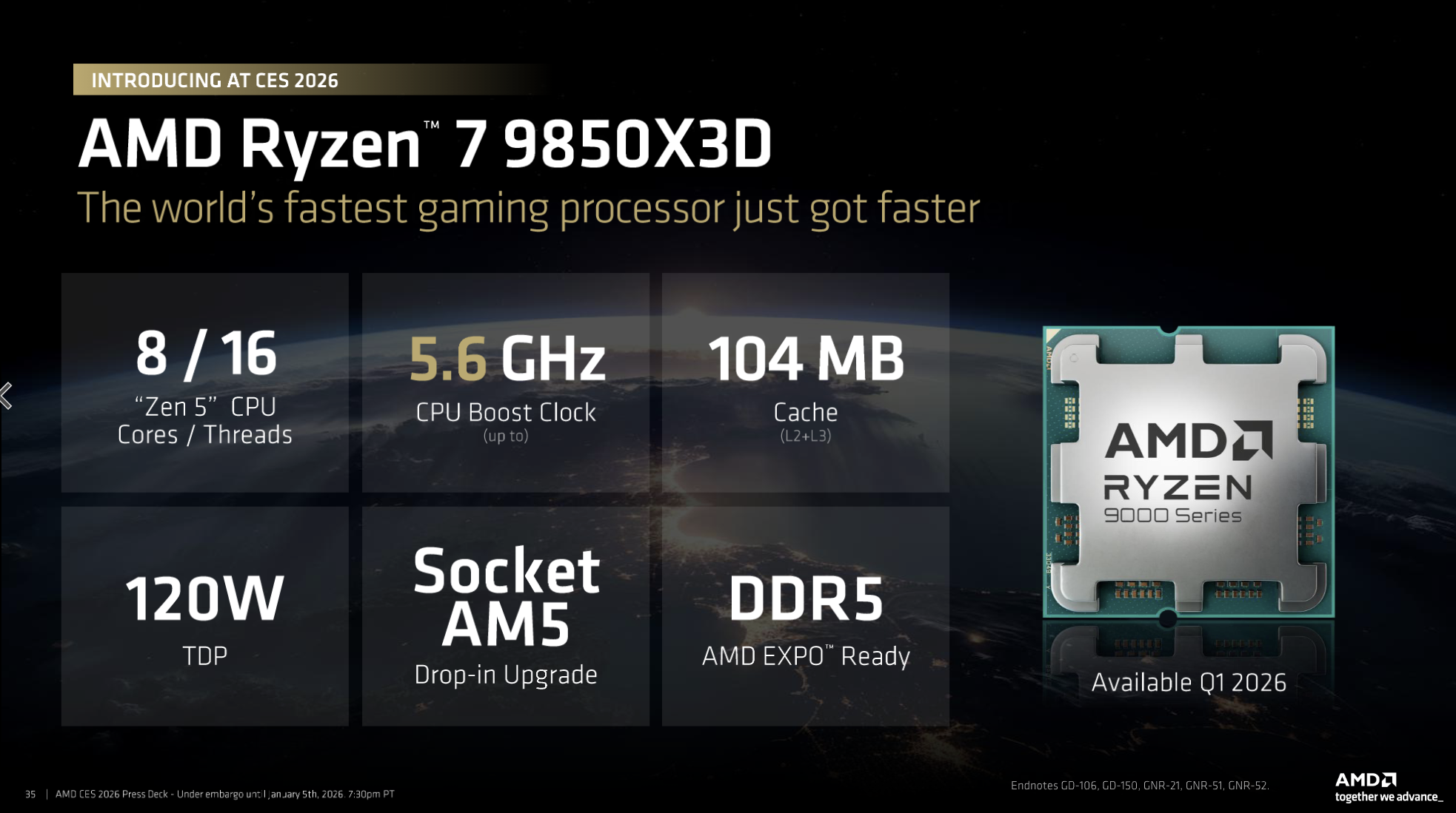 AMD’s Ryzen 7 9850X3D promises 7% uplift over Ryzen 7 9800X3D – AMD fights itself with ‘new fastest gaming processor’