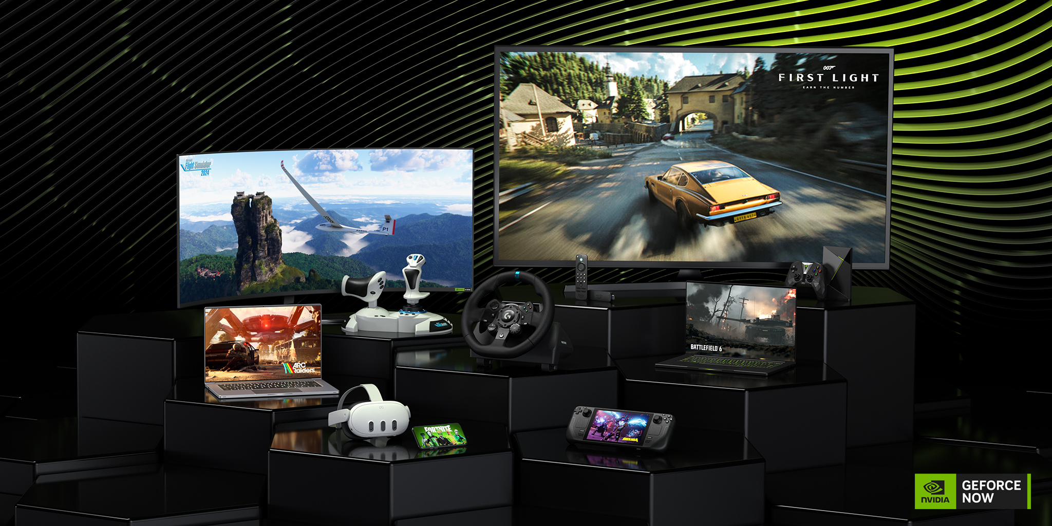 NVIDIA Brings GeForce RTX Gaming to More Devices With New GeForce NOW Apps for Linux PC and Amazon Fire TV NVIDIA Brings GeForce RTX Gaming to More Devices With New GeForce NOW Apps for Linux PC and Amazon Fire TV