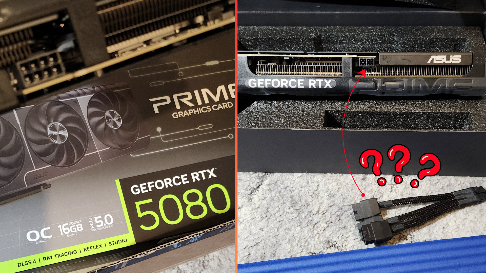 Unlucky customer buys RTX 5080, receives relabelled RTX 5060 Ti in the box instead — GPU was sold and shipped by Amazon, hinting at return switcheroo