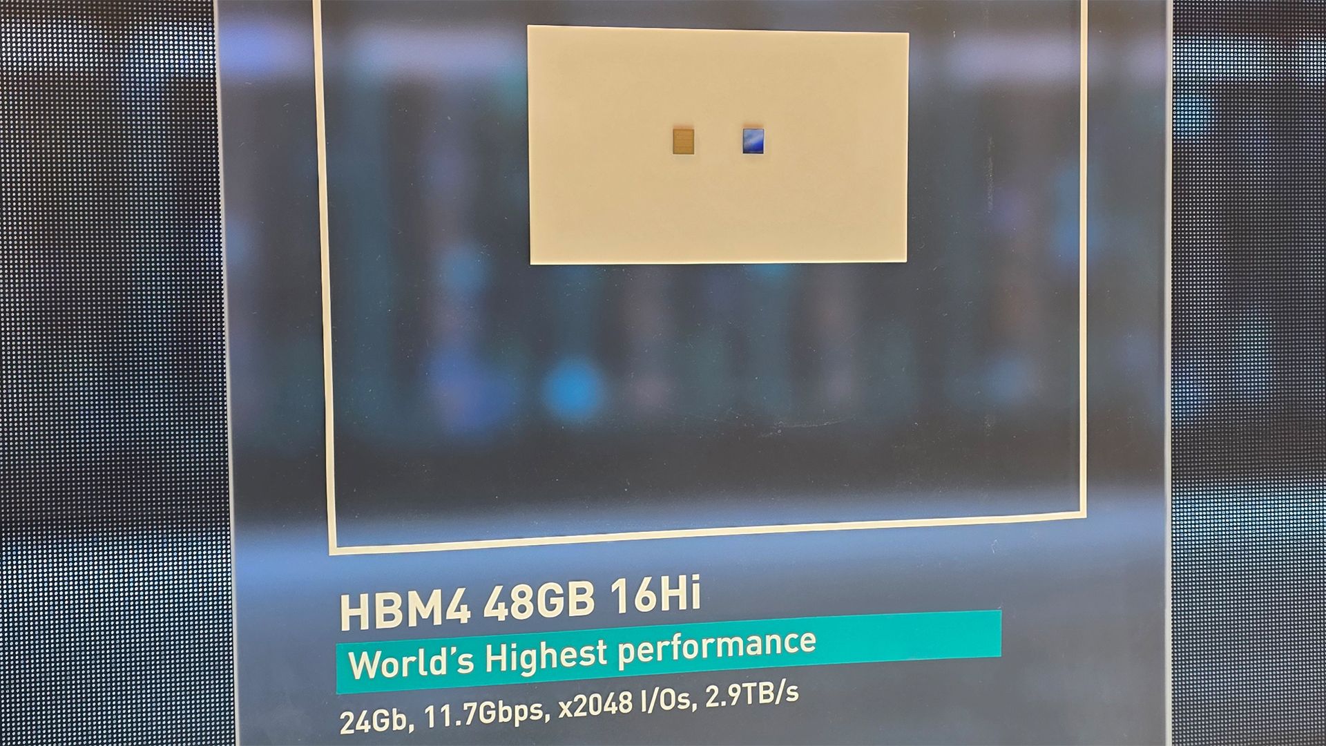 SK hynix shows 16-Hi HBM4 memory for AI accelerators — 48 GB at 10 GT/s over a 2,048 interface