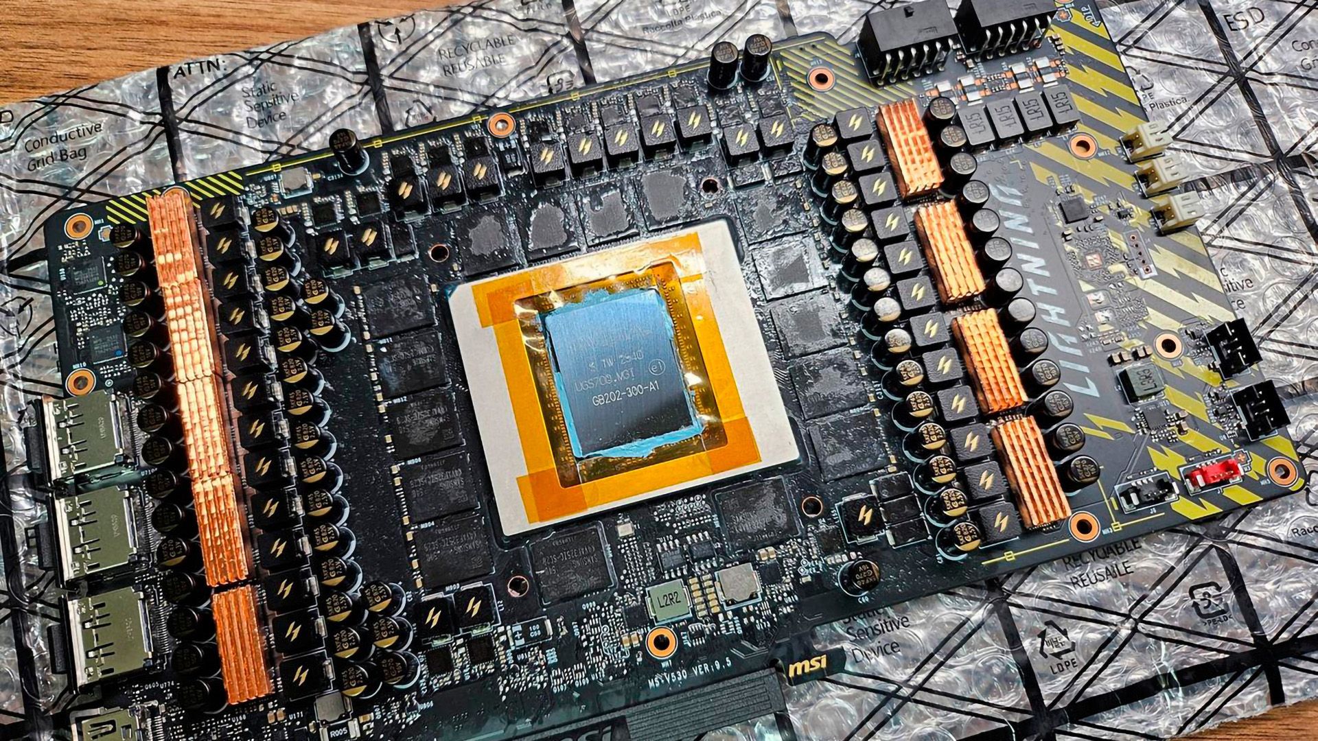 MSI’s RTX 5090 Lightning shatters GPU records before launch — 40-phase VRAM and dual 12V-2x6 connectors turn heads on upcoming overclocking monster