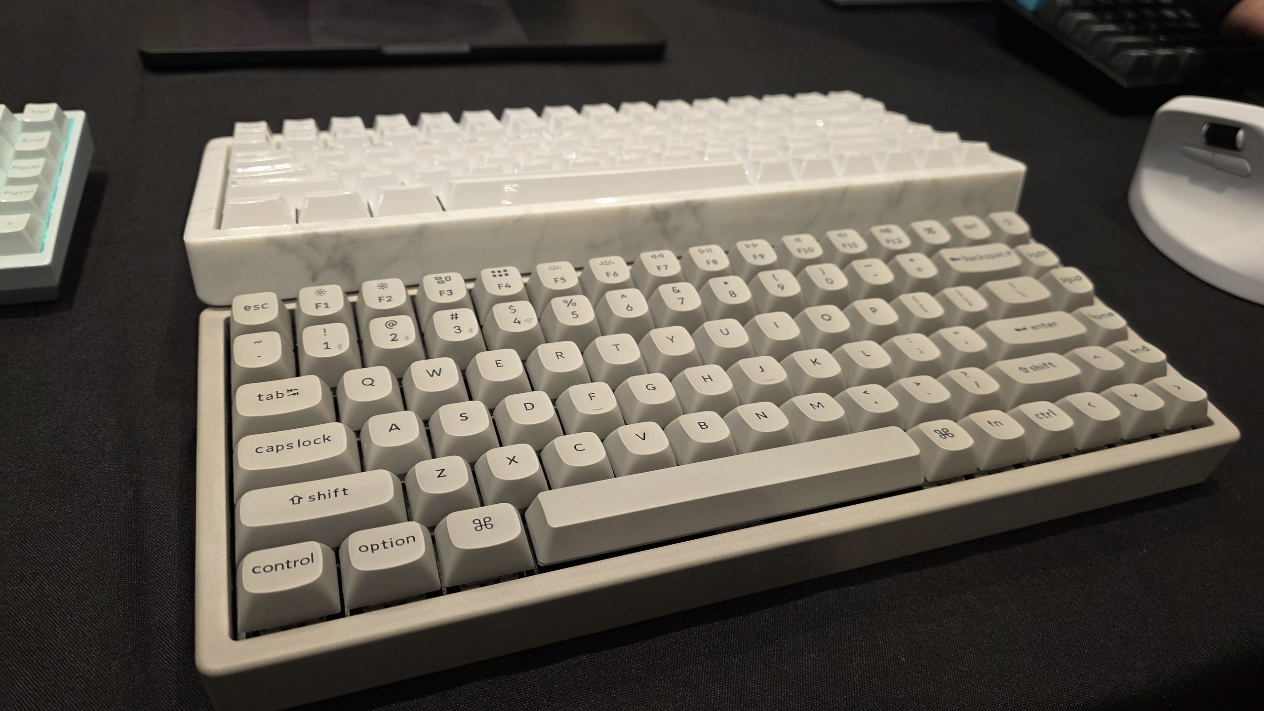 Keychron launches wireless Q Ultra keyboard series with up to 660 hours of battery life with 8K polling — plus a keyboard made of marble