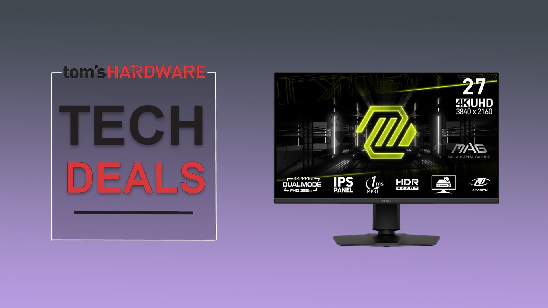 Grab an MSI 4K 144 Hz monitor for less than $200 — Newegg discount is an affordable entry into high-end gaming