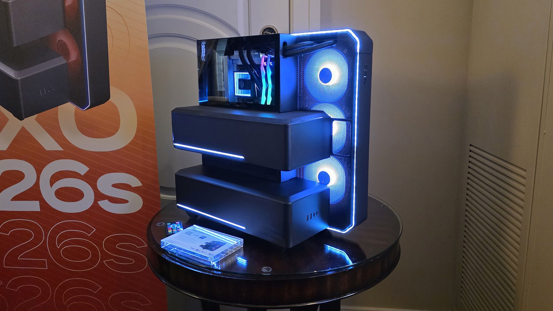 Phanteks debuts striking PC case with multi-chamber design — unique chassis currently exclusive to prebuilt CyberPower PC build