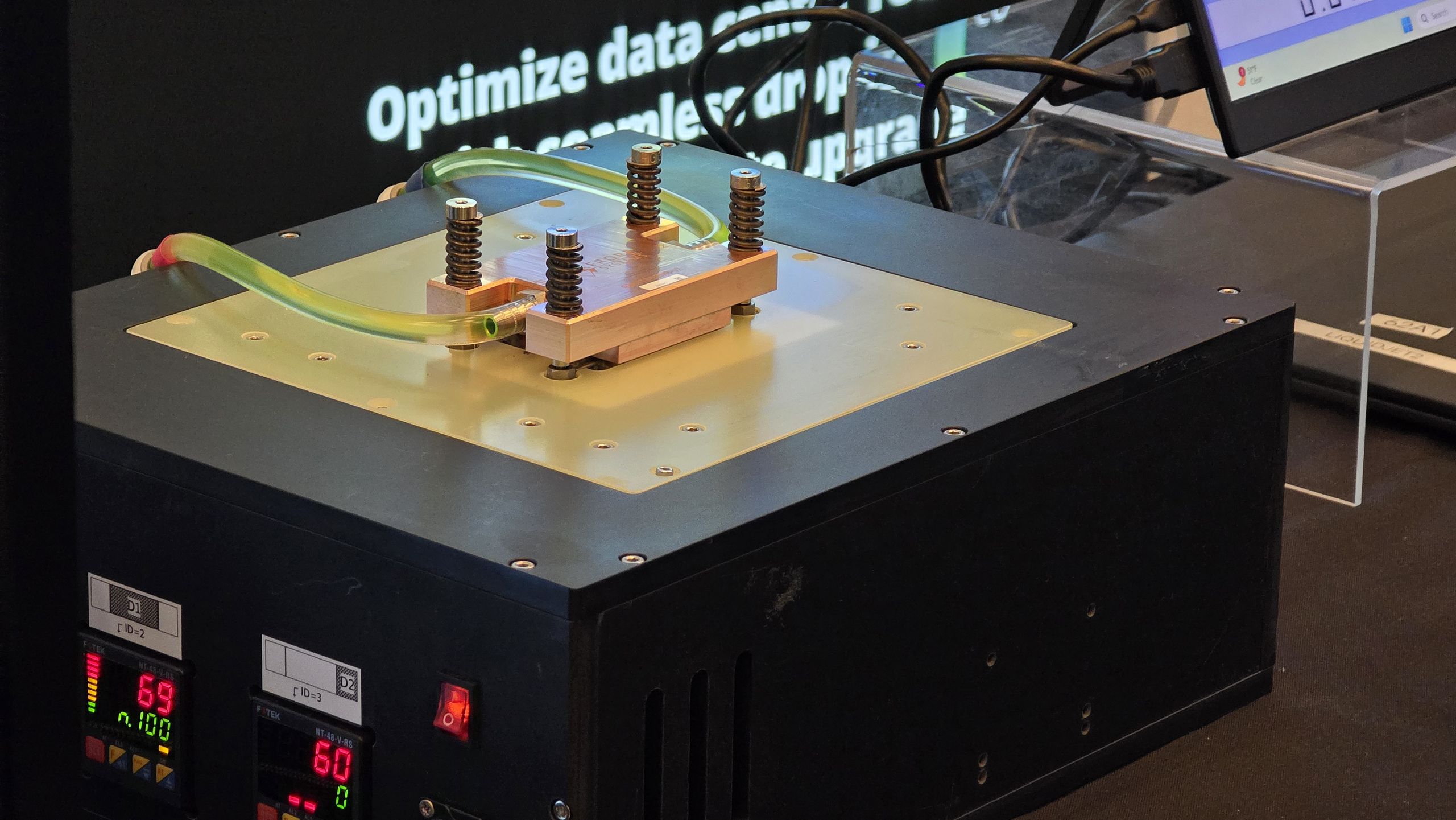 Frore Systems' LiquidJet and AirJet Pak cooling systems in the flesh — live demo with production hardware display impressive cooling capacity Frore Systems' LiquidJet and AirJet Pak cooling systems in the flesh — live demo with production hardware display impressive cooling capacity