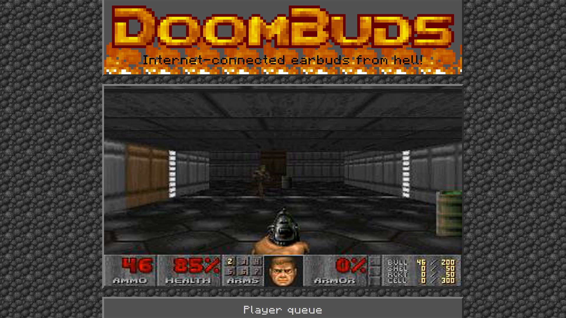 DoomBuds ports the 1993 FPS classic to open-source earbuds by streaming JPGs at 18fps — runs on 300MHz CPU with less than 1MB of RAM DoomBuds ports the 1993 FPS classic to open-source earbuds by streaming JPGs at 18fps — runs on 300MHz CPU with less than 1MB of RAM