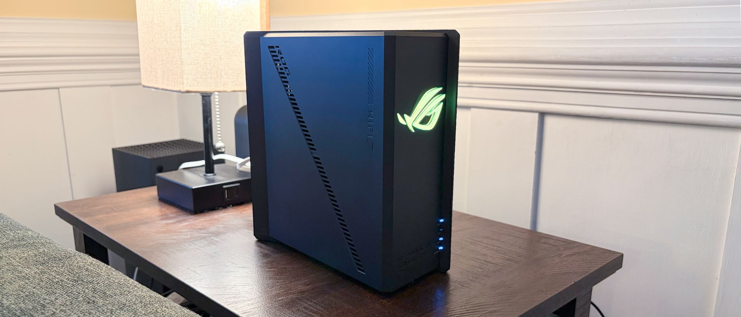 Asus ROG Strix GS-BE18000 Wi-Fi 7 gaming router — Good overall performance and a wealth of LAN ports Asus ROG Strix GS-BE18000 Wi-Fi 7 gaming router — Good overall performance and a wealth of LAN ports