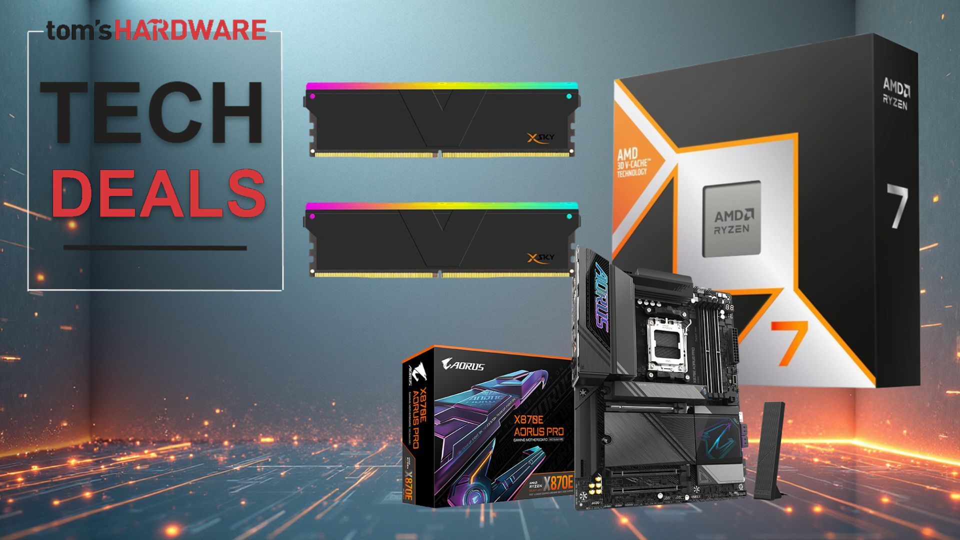 Save $349 on a 9850X3D, bundled with 32GB of RAM and a motherboard at Newegg — RAM effectively $150 when paired with X870E Aorus and AMD's fastest gaming chip