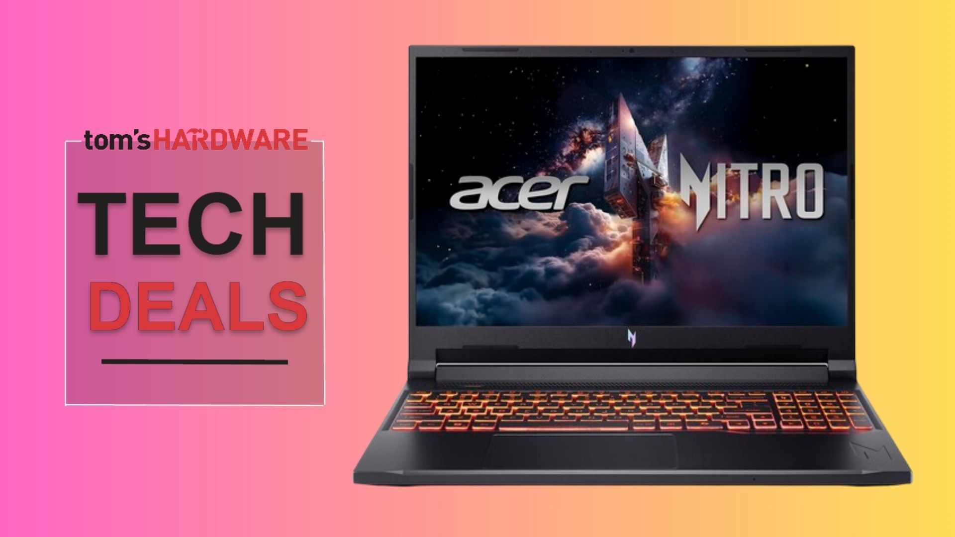 This $899.99 Acer Nitro gaming laptop with Nvidia RTX 5060 GPU is a budget 1080p powerhouse — 16-inch rig boasts huge 32GB DDR5 RAM, fast 180Hz refresh rate, an
