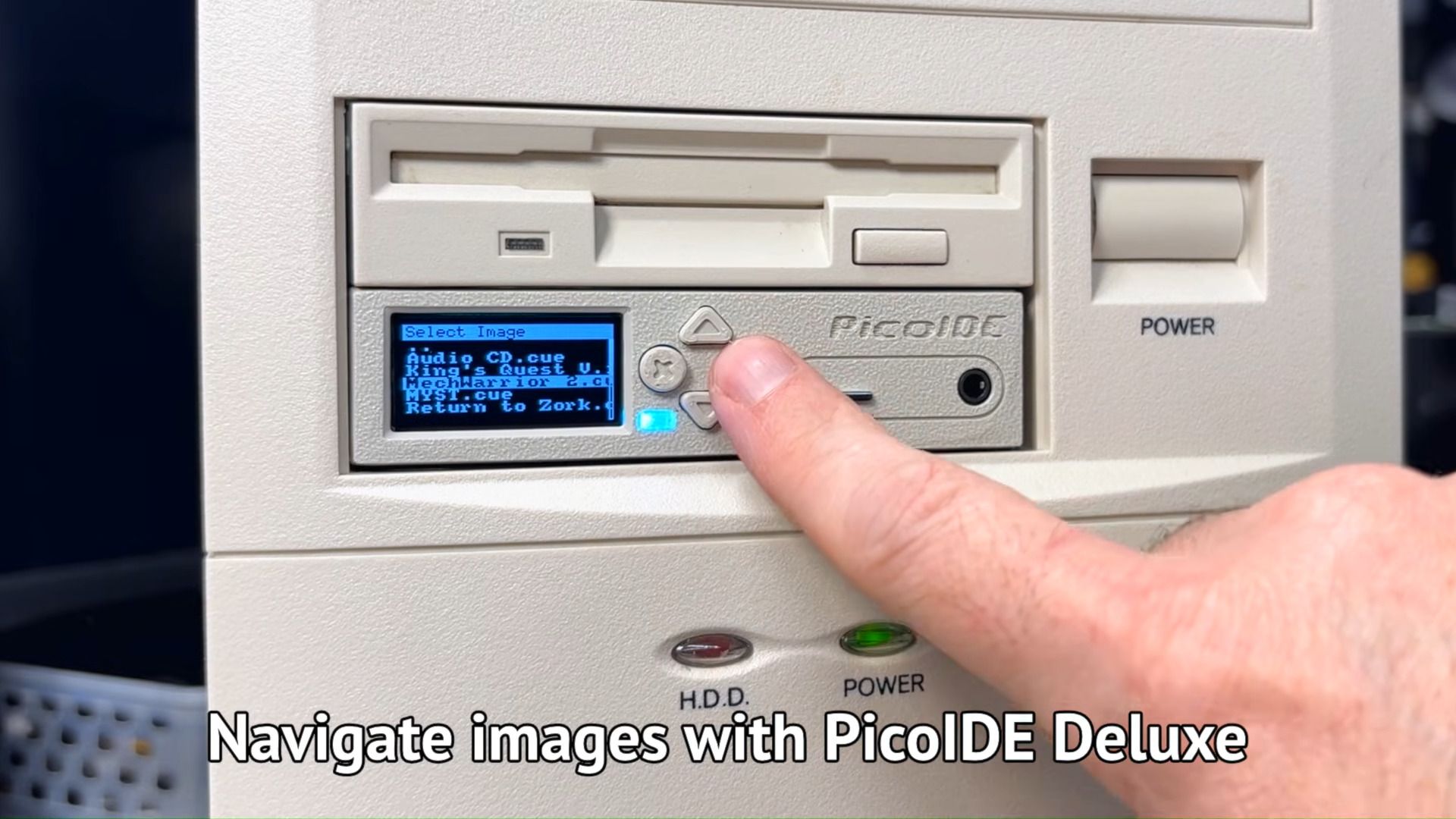 Open source IDE-ATAPI drive emulator launches for vintage computers — drop-in 3.5-inch bay solution can save oodles of optical and HDD images to a microSD