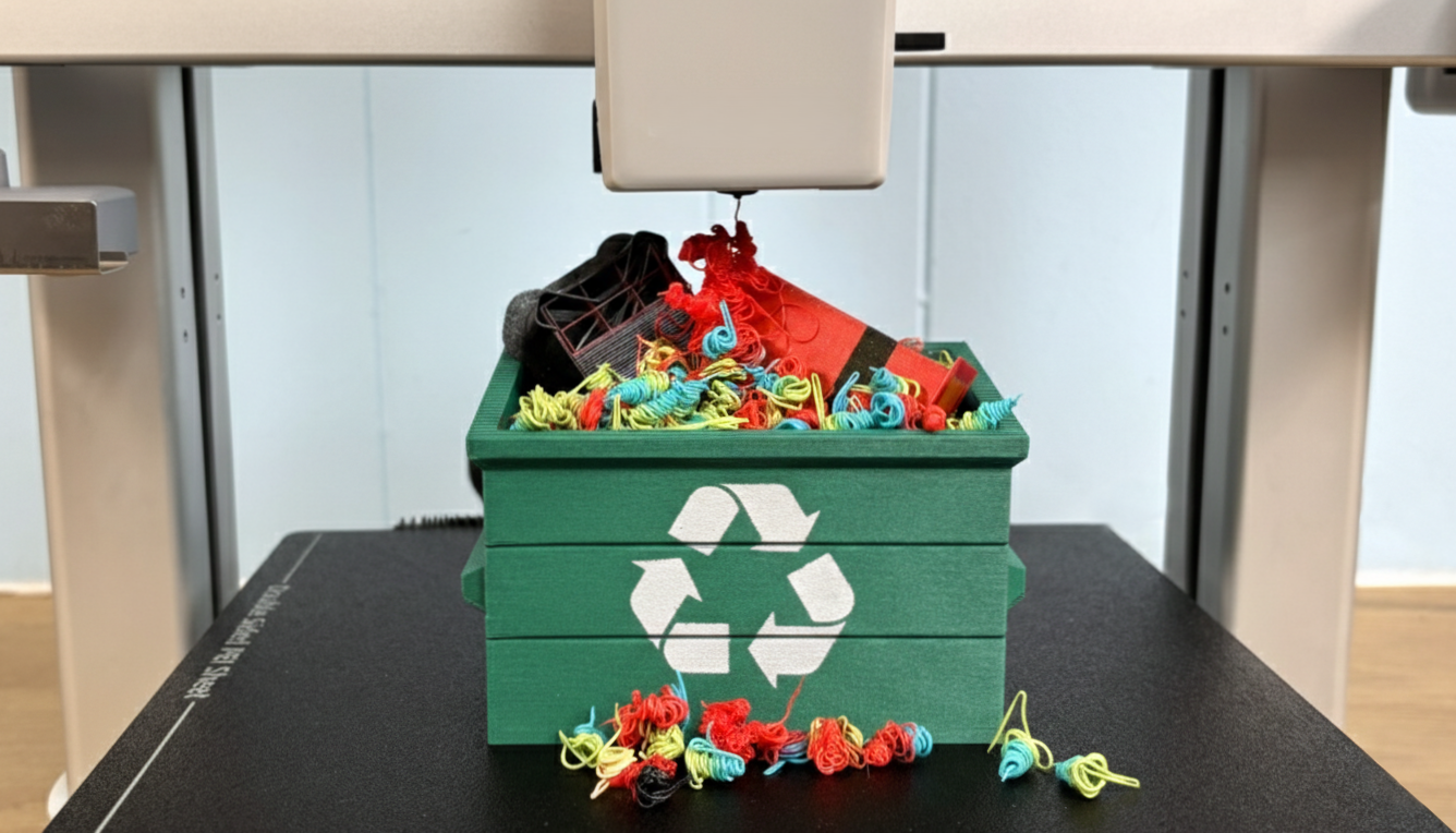 Can desktop recycling fix the 3D Printer waste problem?