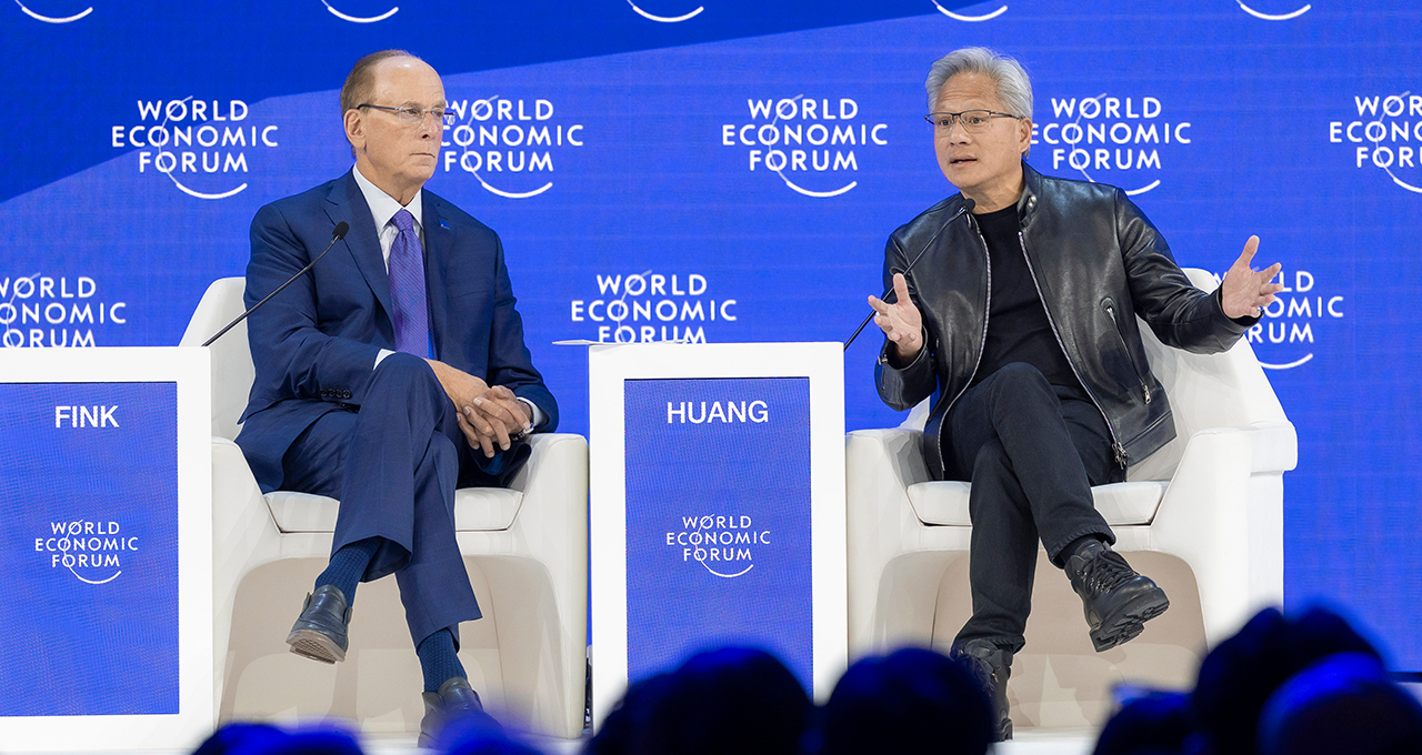 ‘Largest Infrastructure Buildout in Human History’: Jensen Huang on AI’s ‘Five-Layer Cake’ at Davos