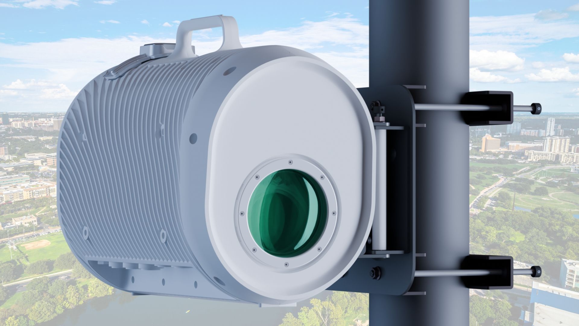 Optical device beams data at speeds up to 25 Gbps via light, up to 25 kilometer range with ultra-low latency — Taara Beam uses silicon photonics technology, dev Optical device beams data at speeds up to 25 Gbps via light, up to 25 kilometer range with ultra-low latency — Taara Beam uses silicon photonics technology, dev