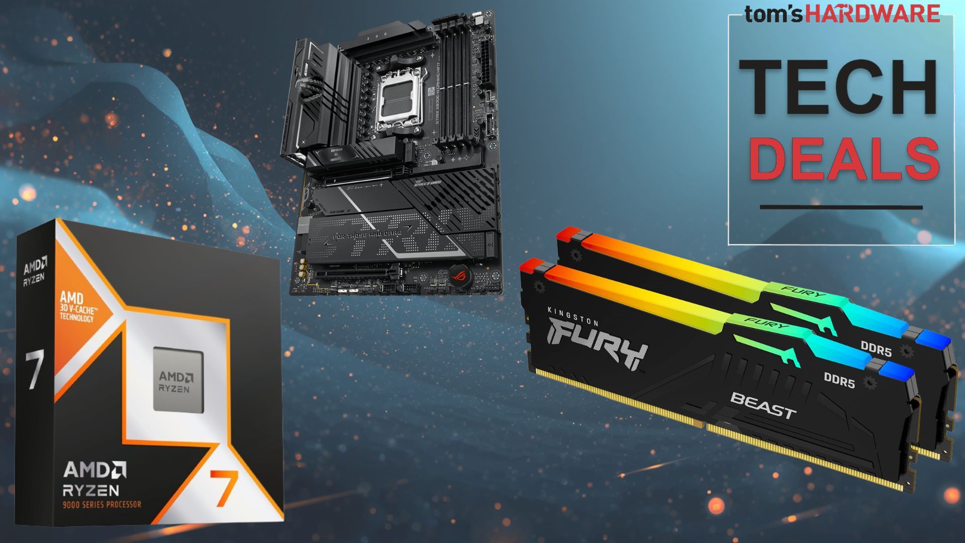 Get 32GB of Kingston DDR5 for $261 when bundled with the new 9850X3D and an X870 motherboard — get AMD's fastest gaming chip and the core of an AM5 build for le