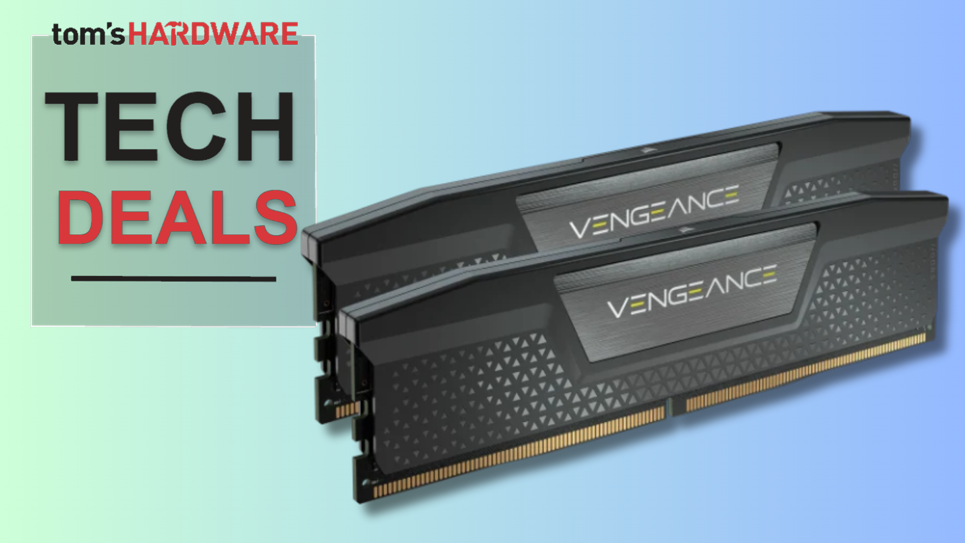Corsair's discounted 32GB Vengeance is the cheapest DDR5 on the market by a big margin — $300 sale price is $60 less than next best option