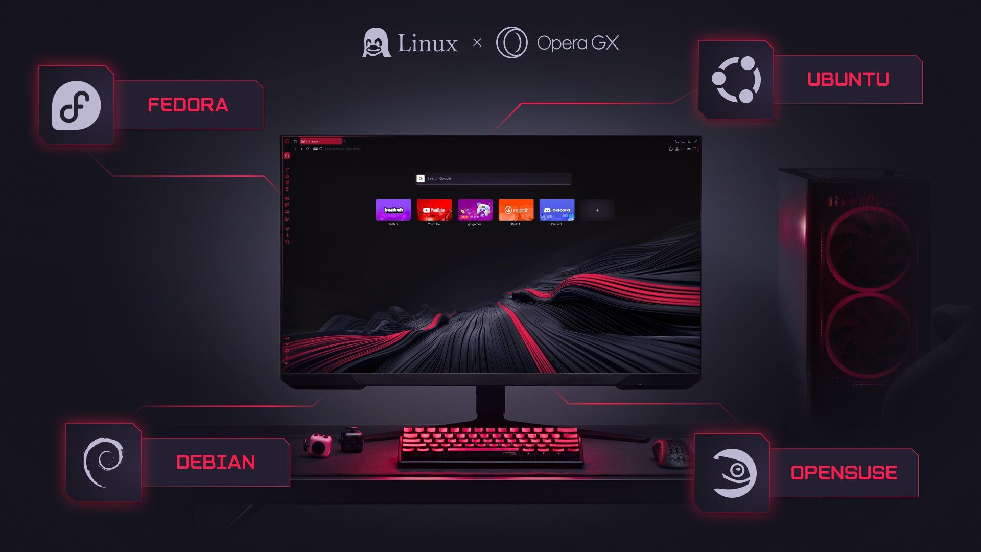 Opera GX finally arrives on Linux by popular demand — offers gamers and developers a highly customizable browser with advanced resource management Opera GX finally arrives on Linux by popular demand — offers gamers and developers a highly customizable browser with advanced resource management