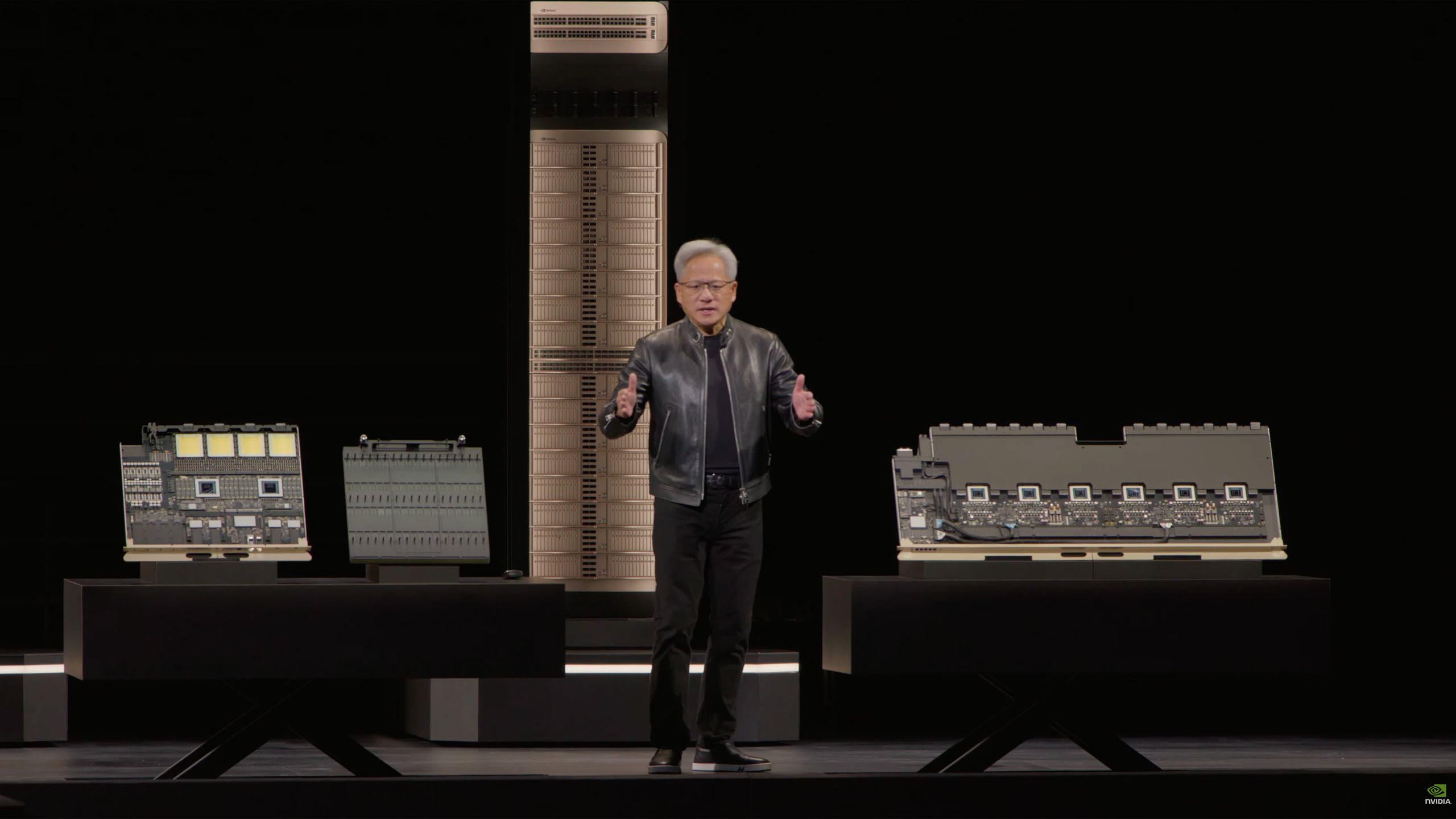 Nvidia demonstrates Rubin Ultra tray, the world's first AI GPU with 1TB of HBM4E memory — new chips will slot into Kyber racks