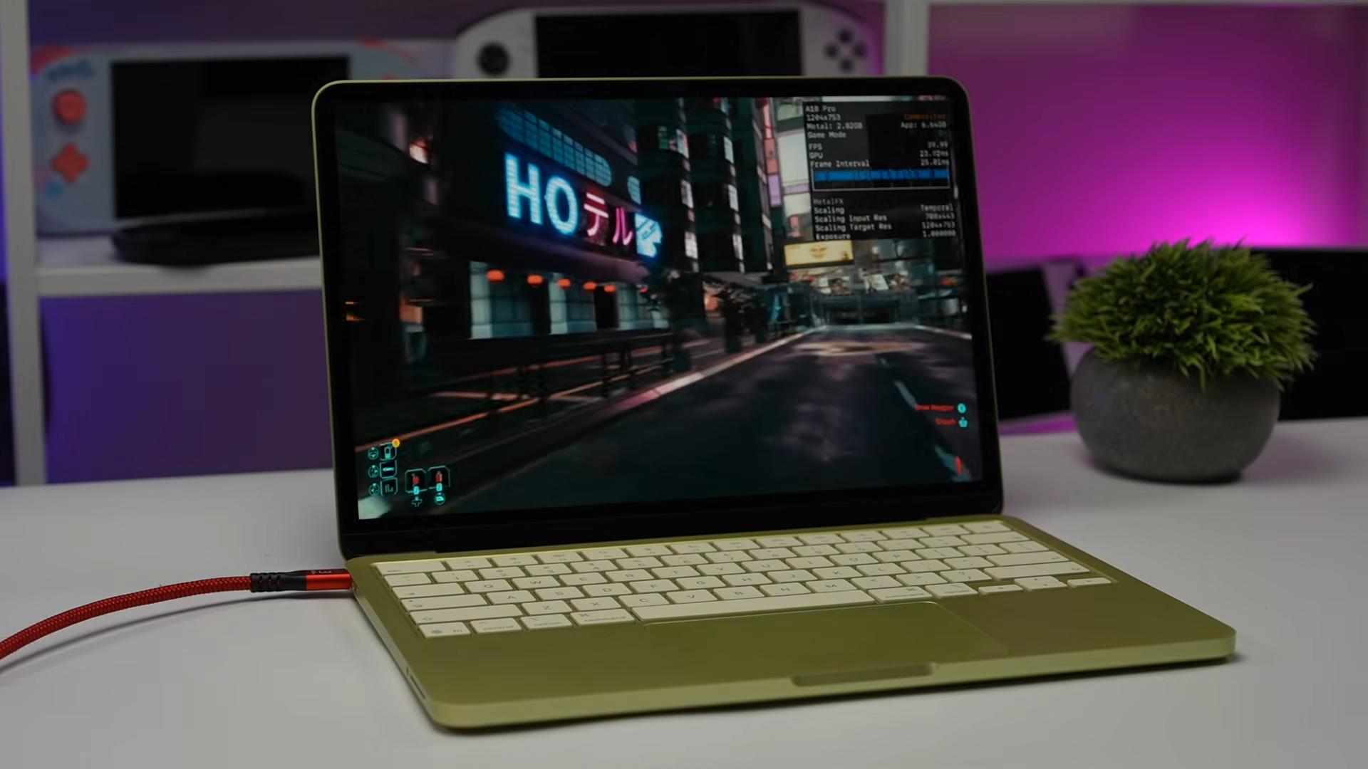 Cyberpunk 2077 runs on MacBook Neo at over 30 FPS — PC gaming is possible with A18 Pro iPhone chip Cyberpunk 2077 runs on MacBook Neo at over 30 FPS — PC gaming is possible with A18 Pro iPhone chip