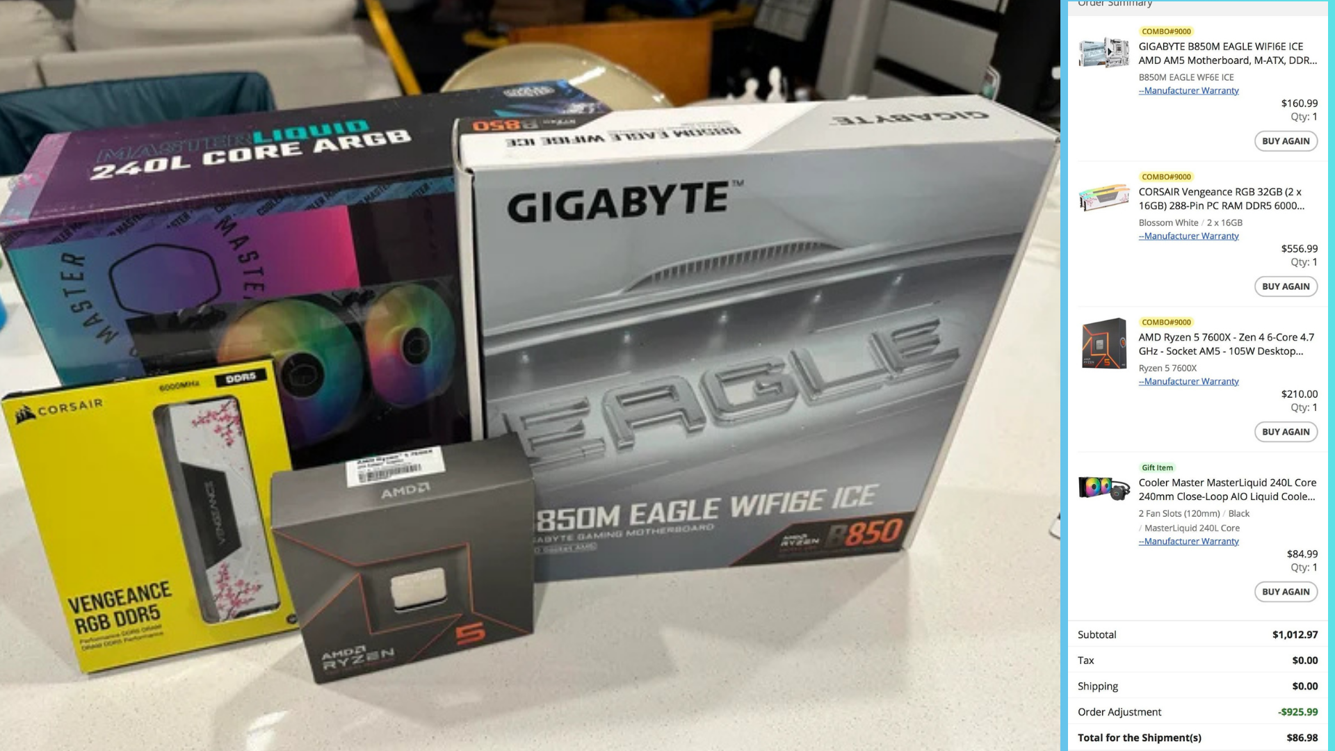 Shopper scores $1,000 in PC hardware for just $86 in a shocking pricing glitch — Newegg shrugs off massive loss and responds with a thumbs-up emoji Shopper scores $1,000 in PC hardware for just $86 in a shocking pricing glitch — Newegg shrugs off massive loss and responds with a thumbs-up emoji