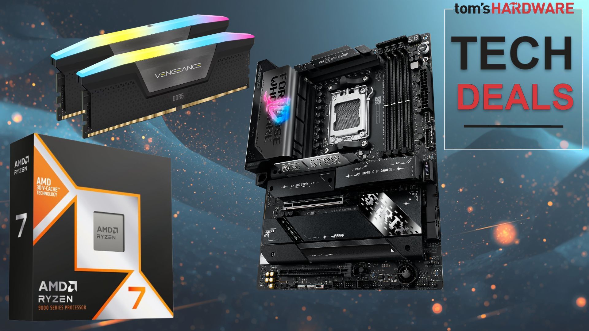 Get 32GB of Corsair Vengeance DDR5 for $163 when bundled with AMD's new 9850X3D and an X870E-E motherboard — save $236 on the heart of your new AM5 PC
