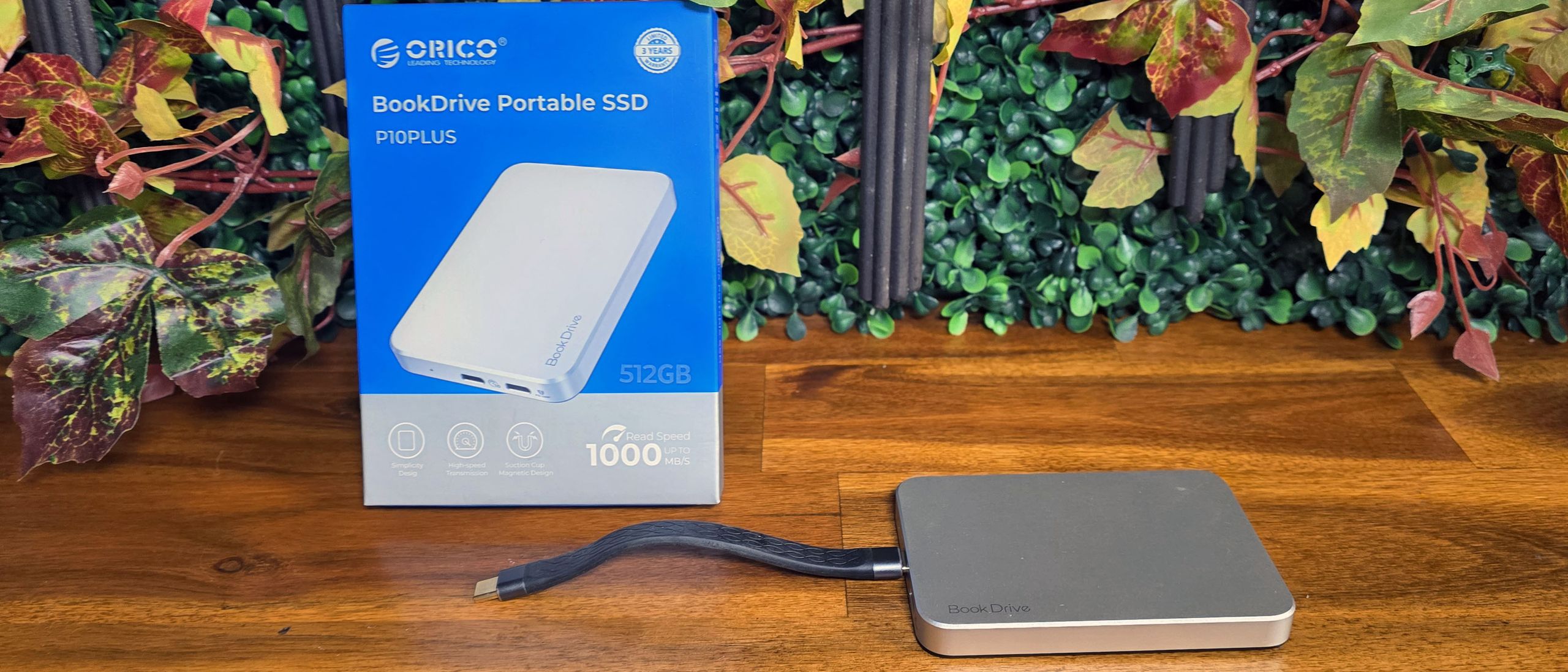 Orico BookDrive P10Plus (512GB) review: Magnetic back and 100W passthrough charging