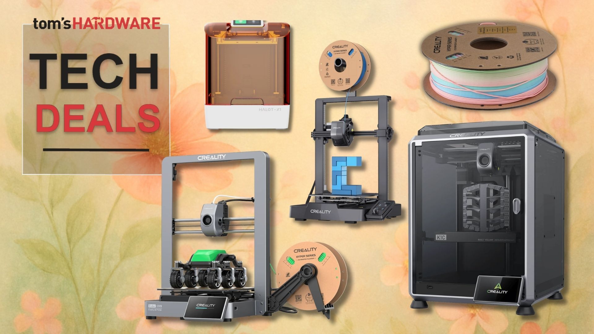 Grab a Creality 3D printer for as little as $199 in this discount-heavy Spring sale — limited-time deals include Creality K1C down to just $399, with filament s