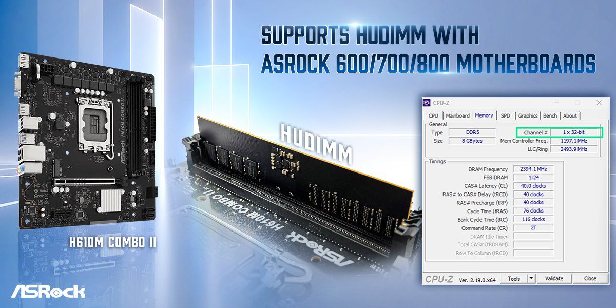 New HUDIMM memory specification debuts with goal of slashing DDR5 prices during RAM shortages — A new, cheaper memory standard with half the bandwidth and half 