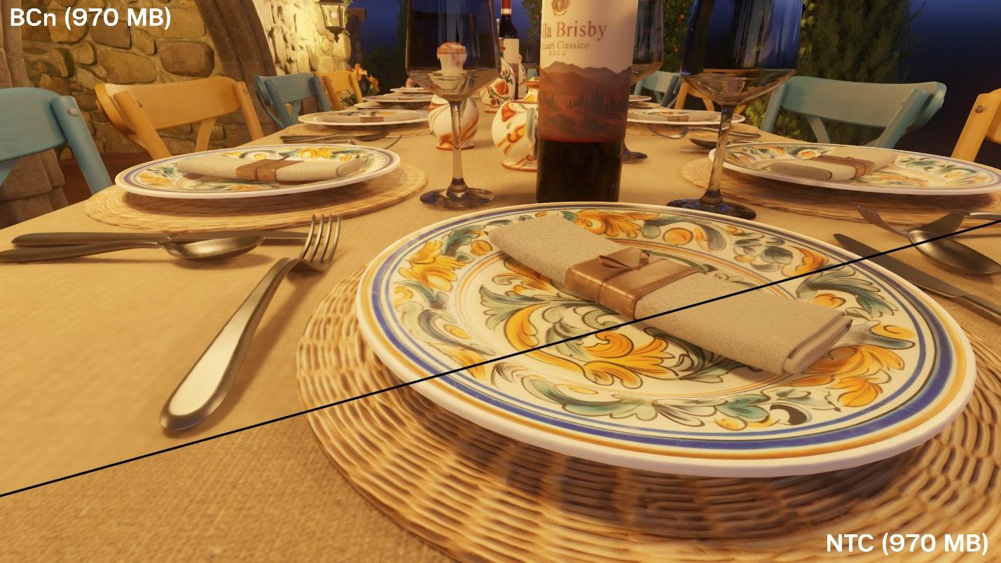 Benchmarking Nvidia's RTX Neural Texture Compression tech that can reduce VRAM usage by over 80% Benchmarking Nvidia's RTX Neural Texture Compression tech that can reduce VRAM usage by over 80%