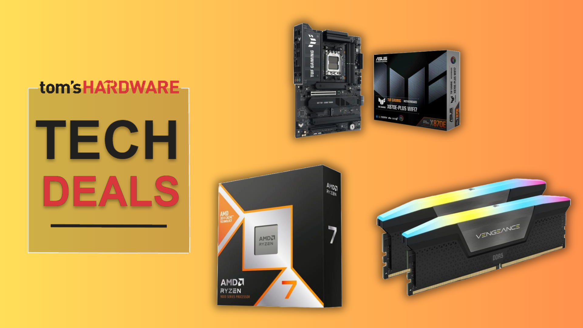 Score the AMD Ryzen 7 9800X3D with 32GB of fast DDR5 RAM and an Asus X870E gaming motherboard for under $990 in this epic Newegg bundle — $200 saving brings the Score the AMD Ryzen 7 9800X3D with 32GB of fast DDR5 RAM and an Asus X870E gaming motherboard for under $990 in this epic Newegg bundle — $200 saving brings the