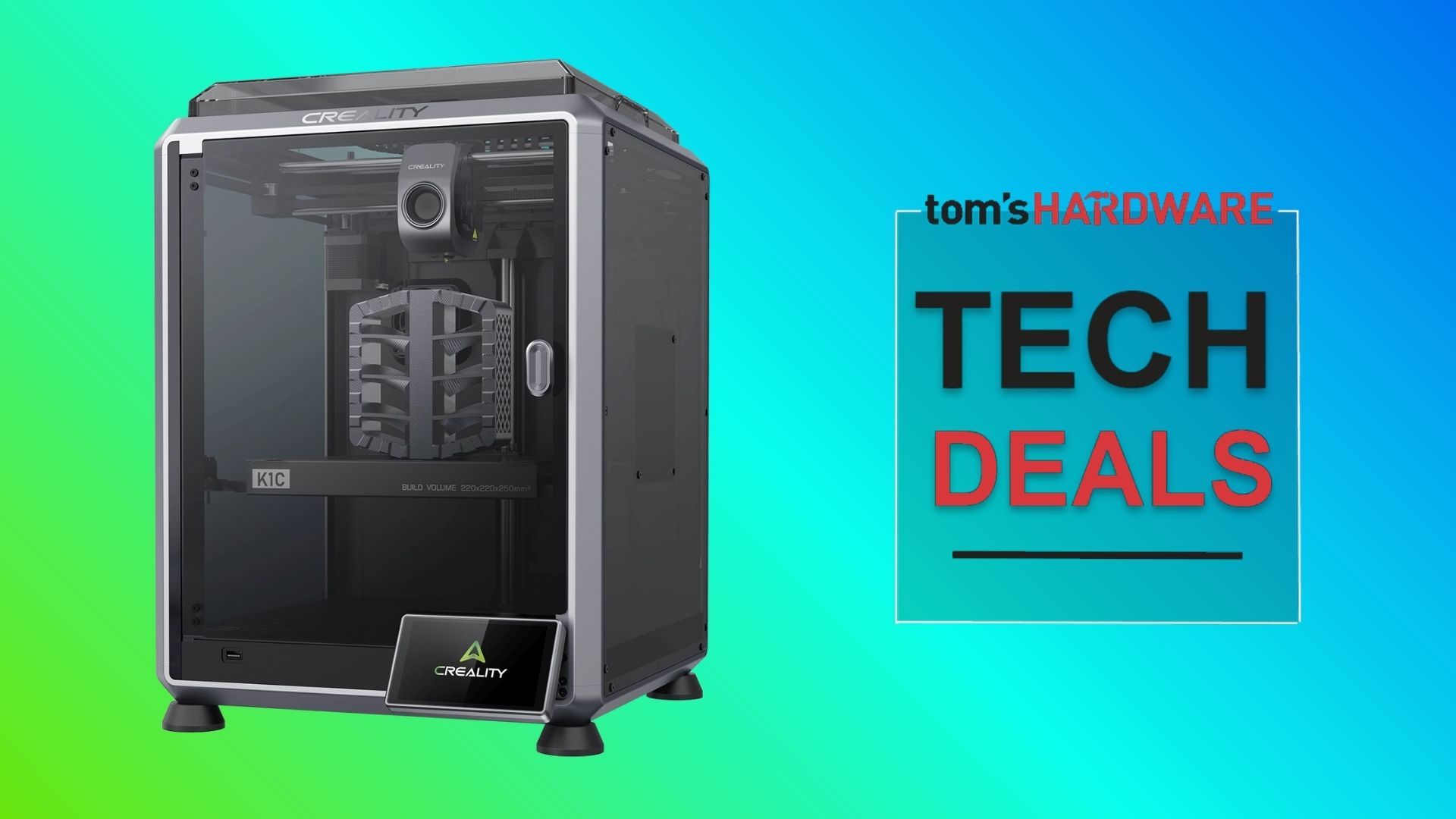 Grab this epic Creality K1C 3D printer at its lowest-ever price for a limited time only, now just $369 — huge $190 saving nets you a fast, fully enclosed Core X