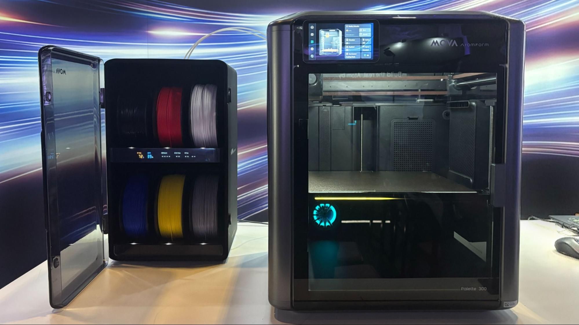 12-Nozzle 3D printer unveiled — MOVA AtomForm Unveils Palette 300