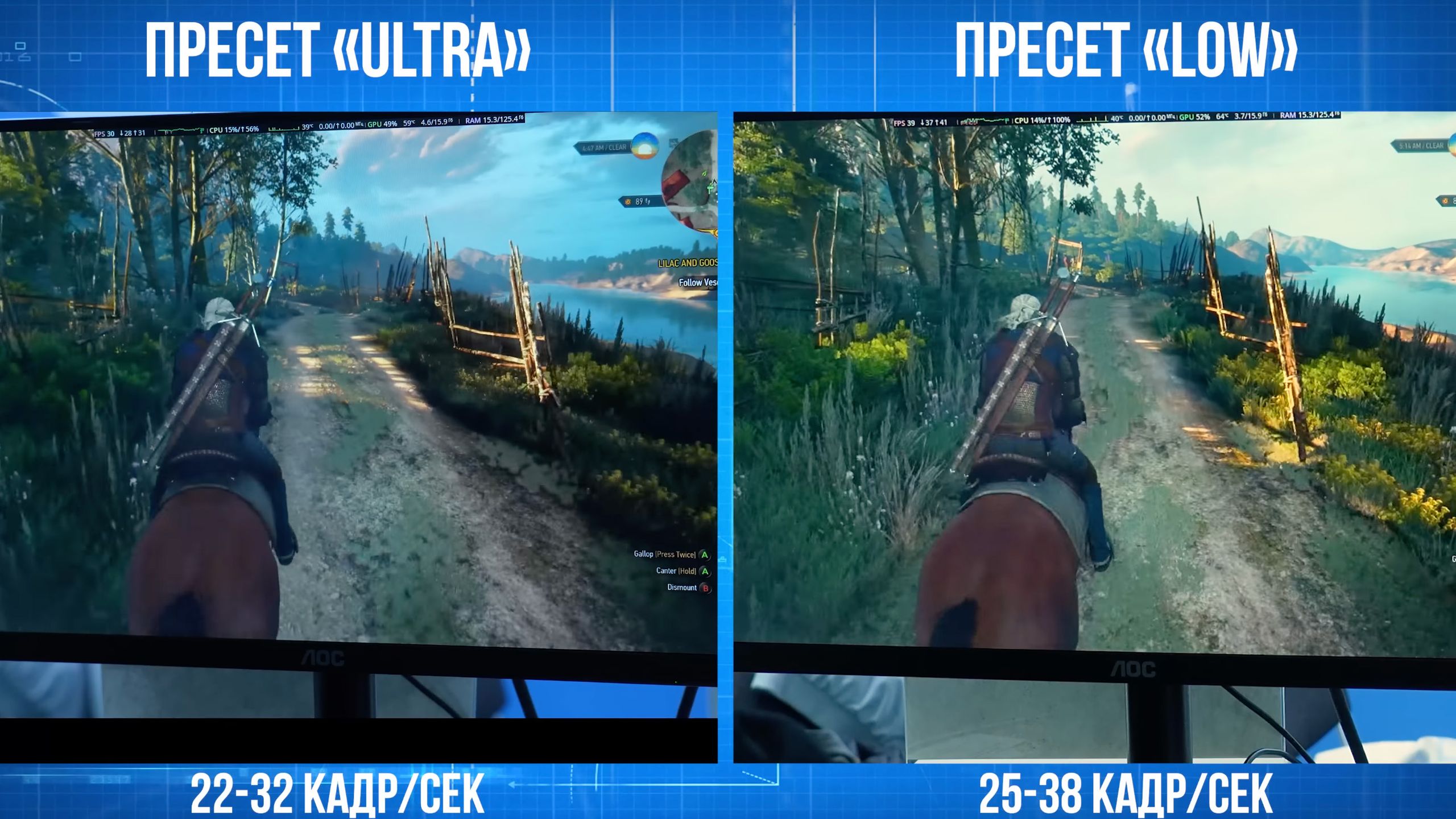 Russian-Chinese Irtysh 32-core CPU runs The Witcher 3 at 30+ FPS — heavyweight chip still imposes CPU bottleneck despite impressive specs