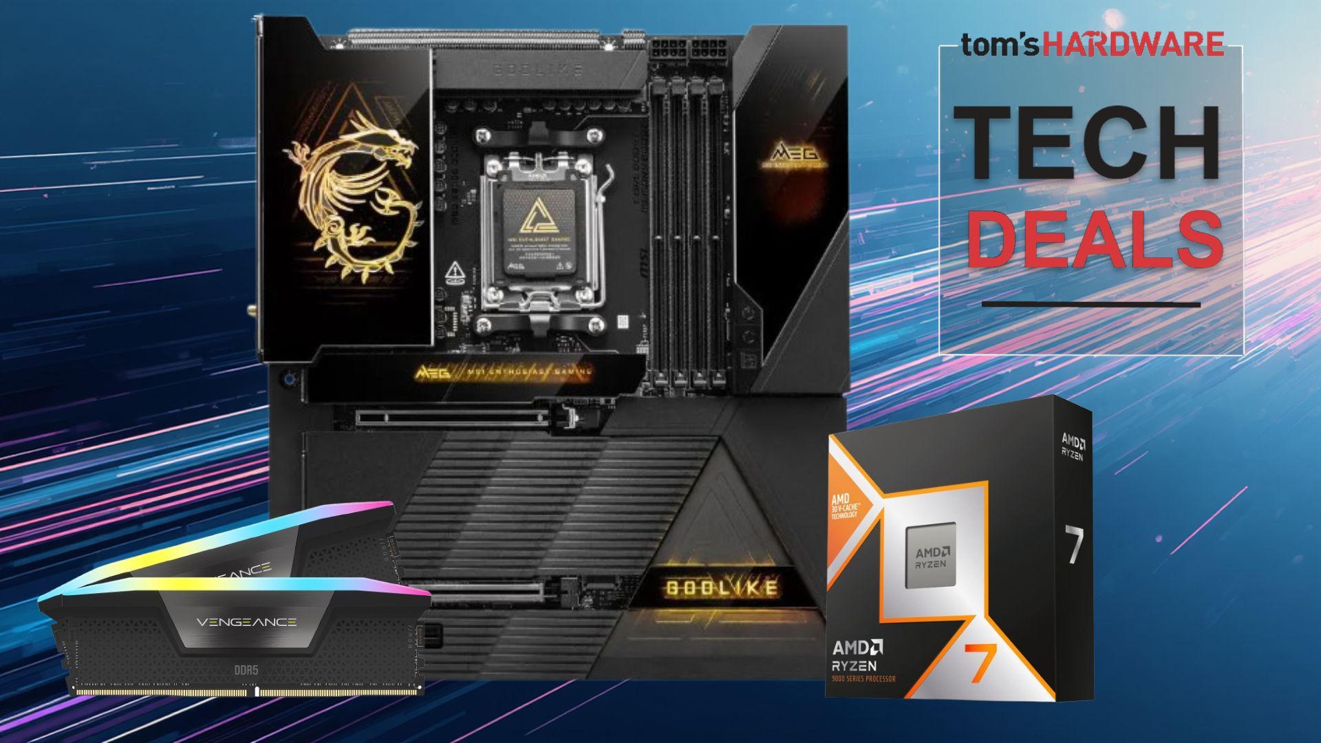 Get 32GB of Corsair DDR5 RAM for $101 - Newegg combo bundle also contains MSI's flagship X870E Godlike motherboard and AMD Ryzen 9800X3D for only $1,624.98 Get 32GB of Corsair DDR5 RAM for $101 - Newegg combo bundle also contains MSI's flagship X870E Godlike motherboard and AMD Ryzen 9800X3D for only $1,624.98