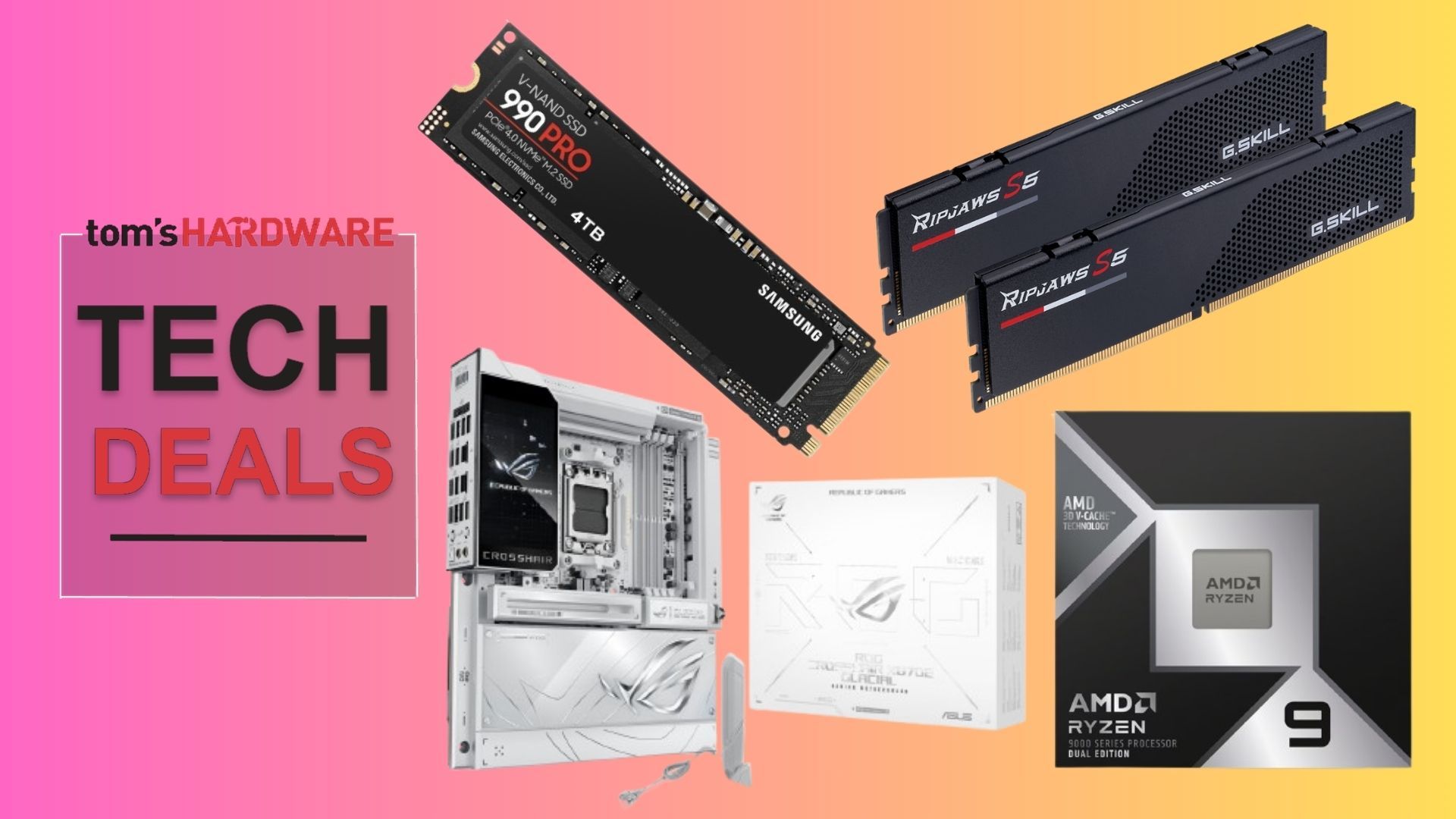 Save a colossal $1,184 on a 9950X3D2, 64GB DDR5, and a 4TB Samsung SSD for a powerhouse gaming PC build — epic Newegg deal comes with AMD's first dual X3D chip 