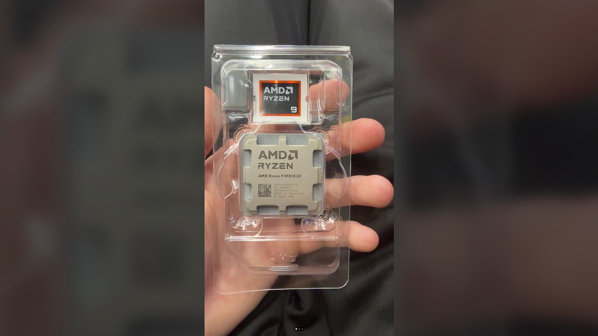 Amazon returns buyer gets scammed out of a Ryzen 9 9950X3D — 'CPU' came with just a 3D-printed base underneath a real heat spreader